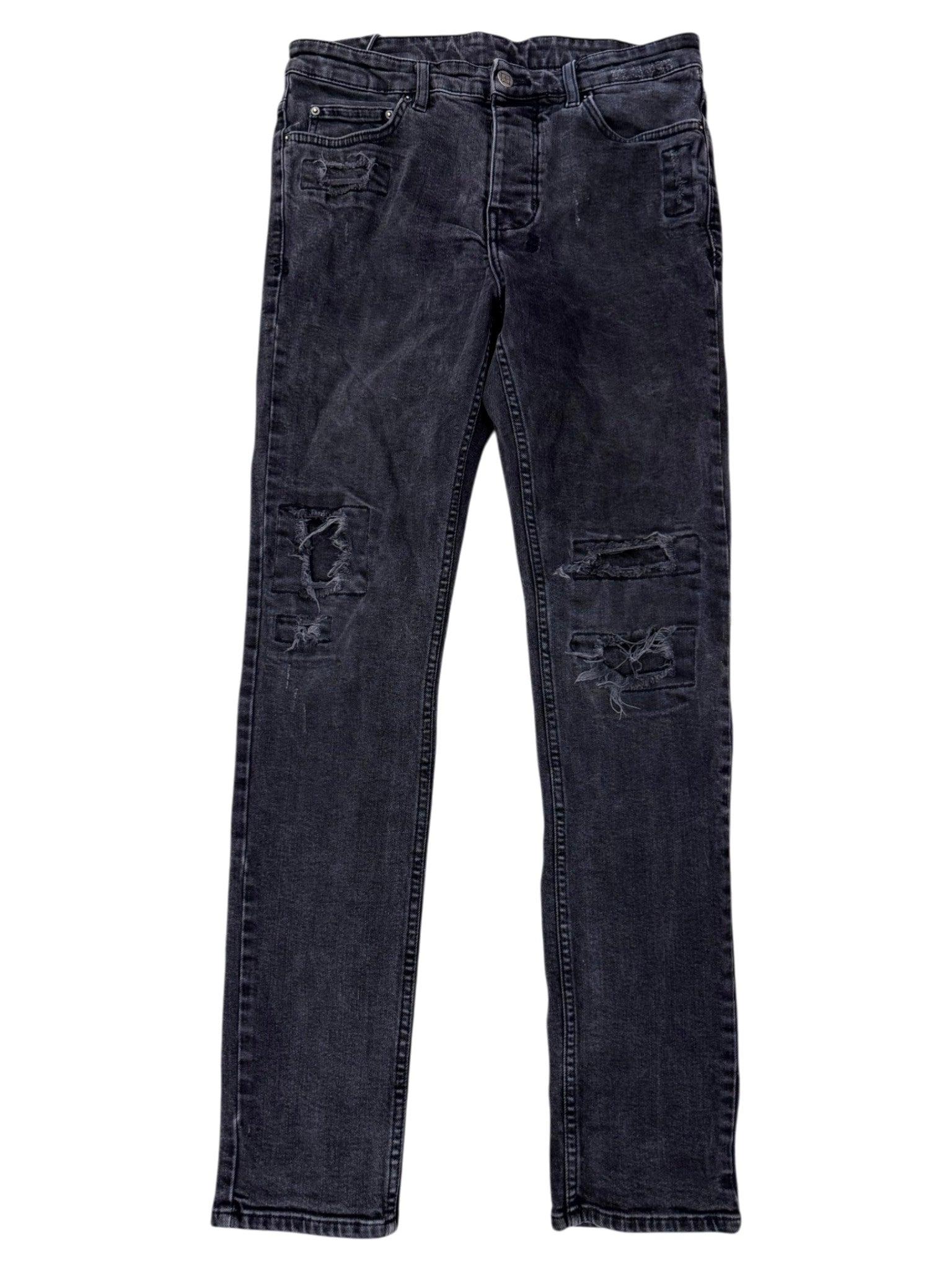 Ksubi Patchwork Black Wash Jeans