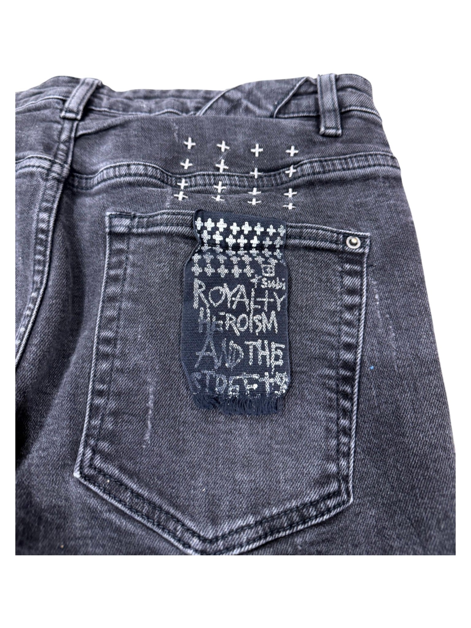 Ksubi Patchwork Black Wash Jeans