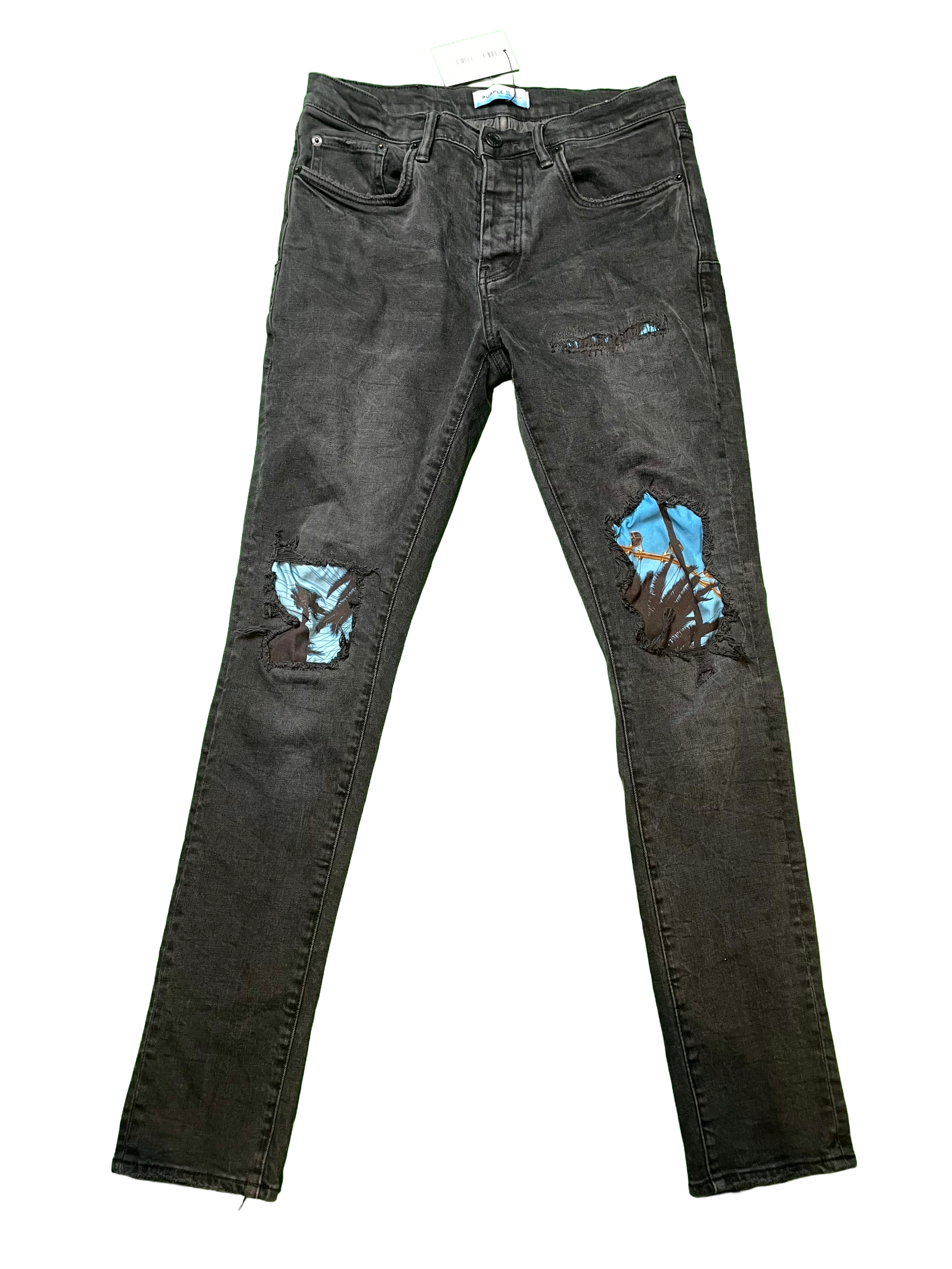 Purple Sky Inn Black & Blue Jeans
