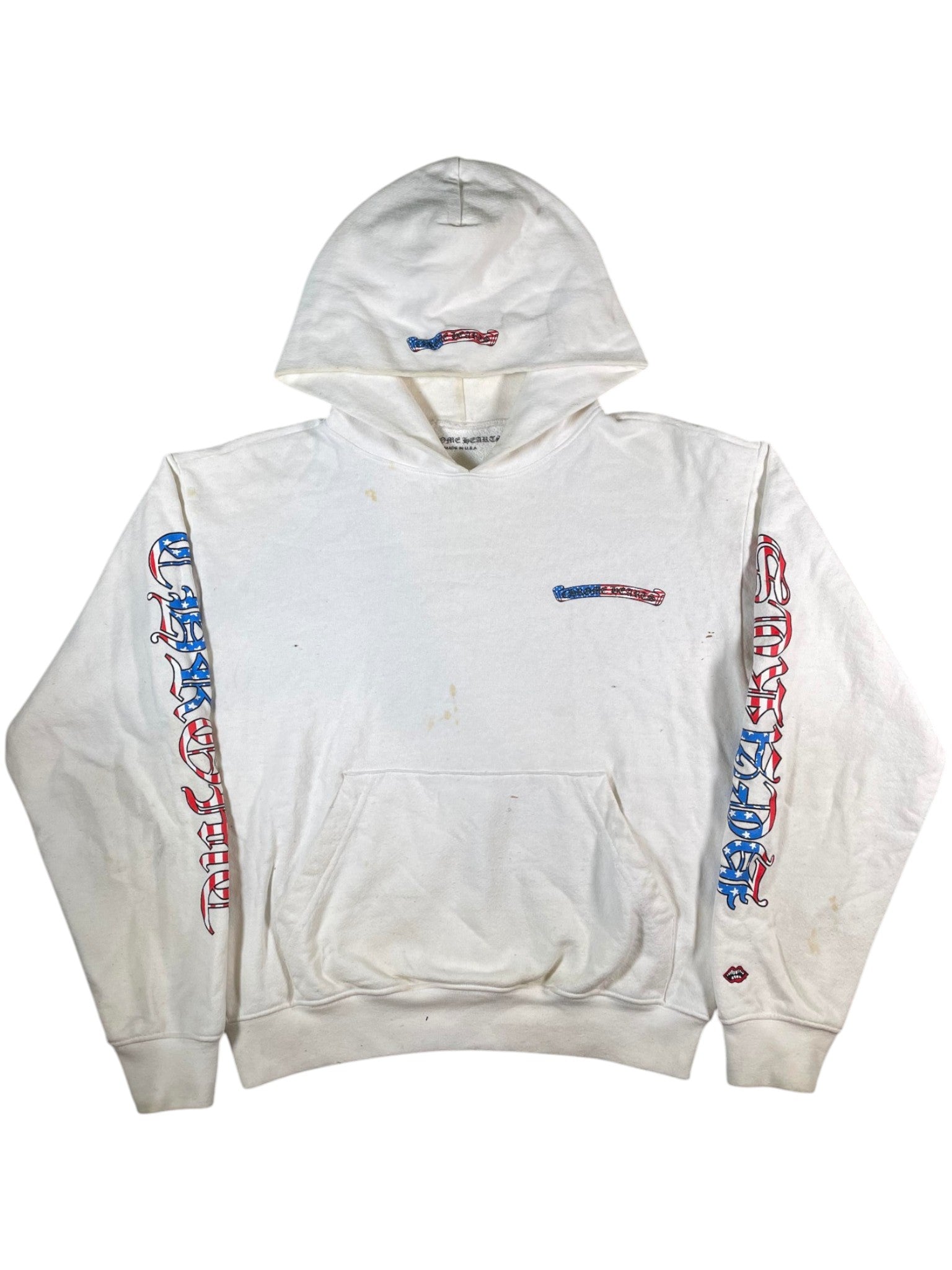 Chrome Hearts Matty Boy USA White Hoodie