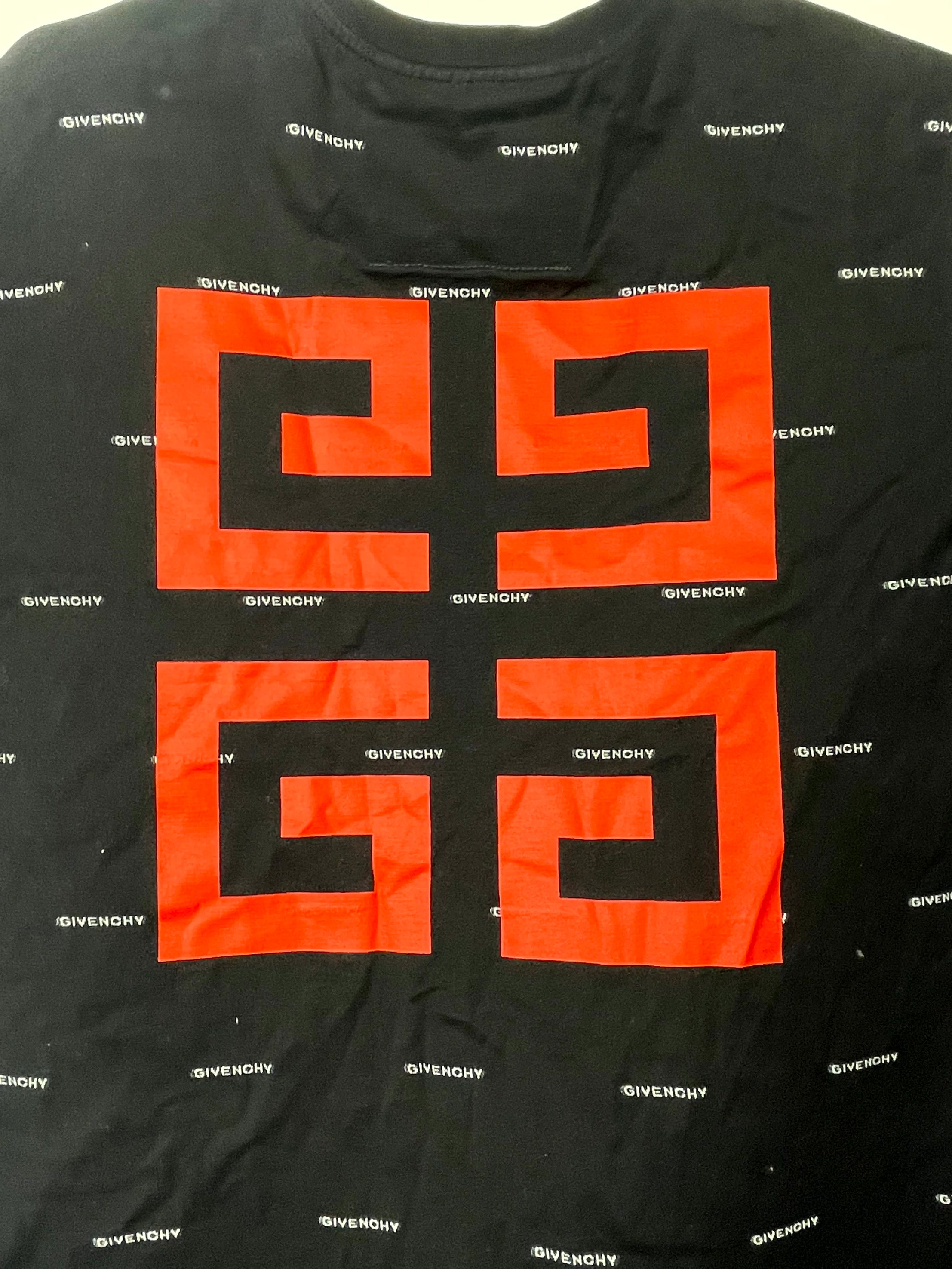 Givenchy All Over Black & Red Tee