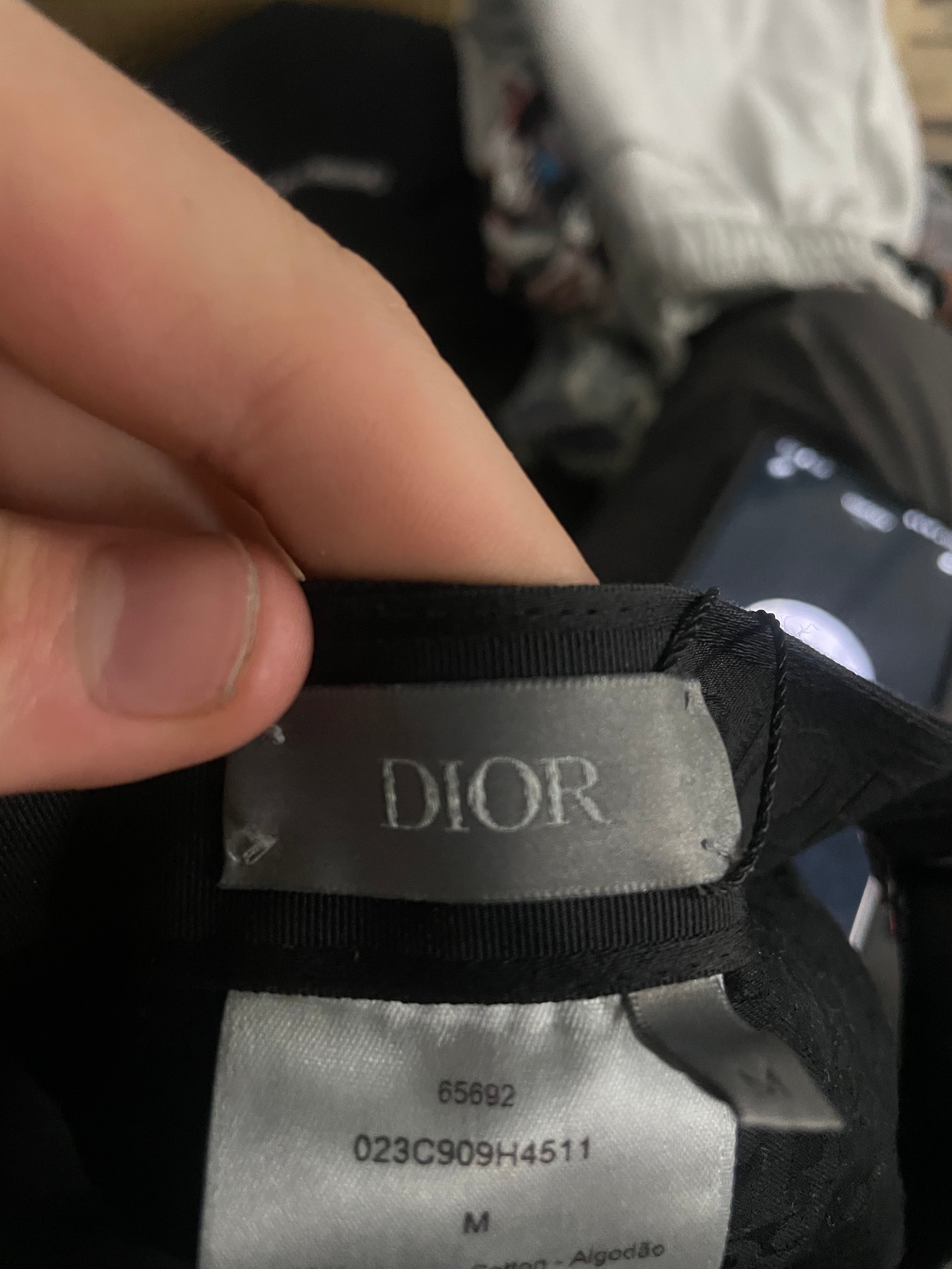 Dior CD Peter Doig Hat Black Used OSFM