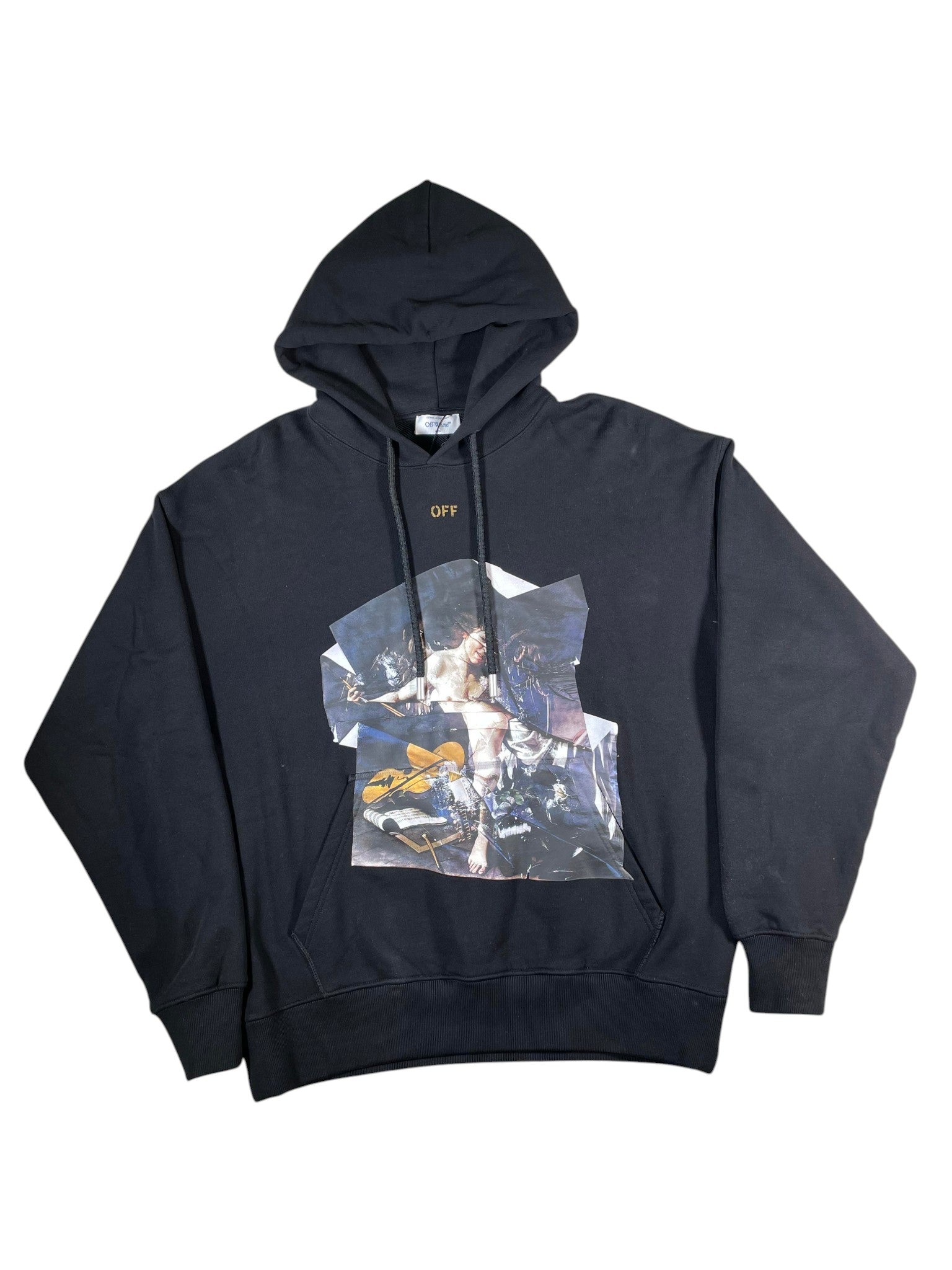 Off Cupid Paper Skate White & Black Hoodie