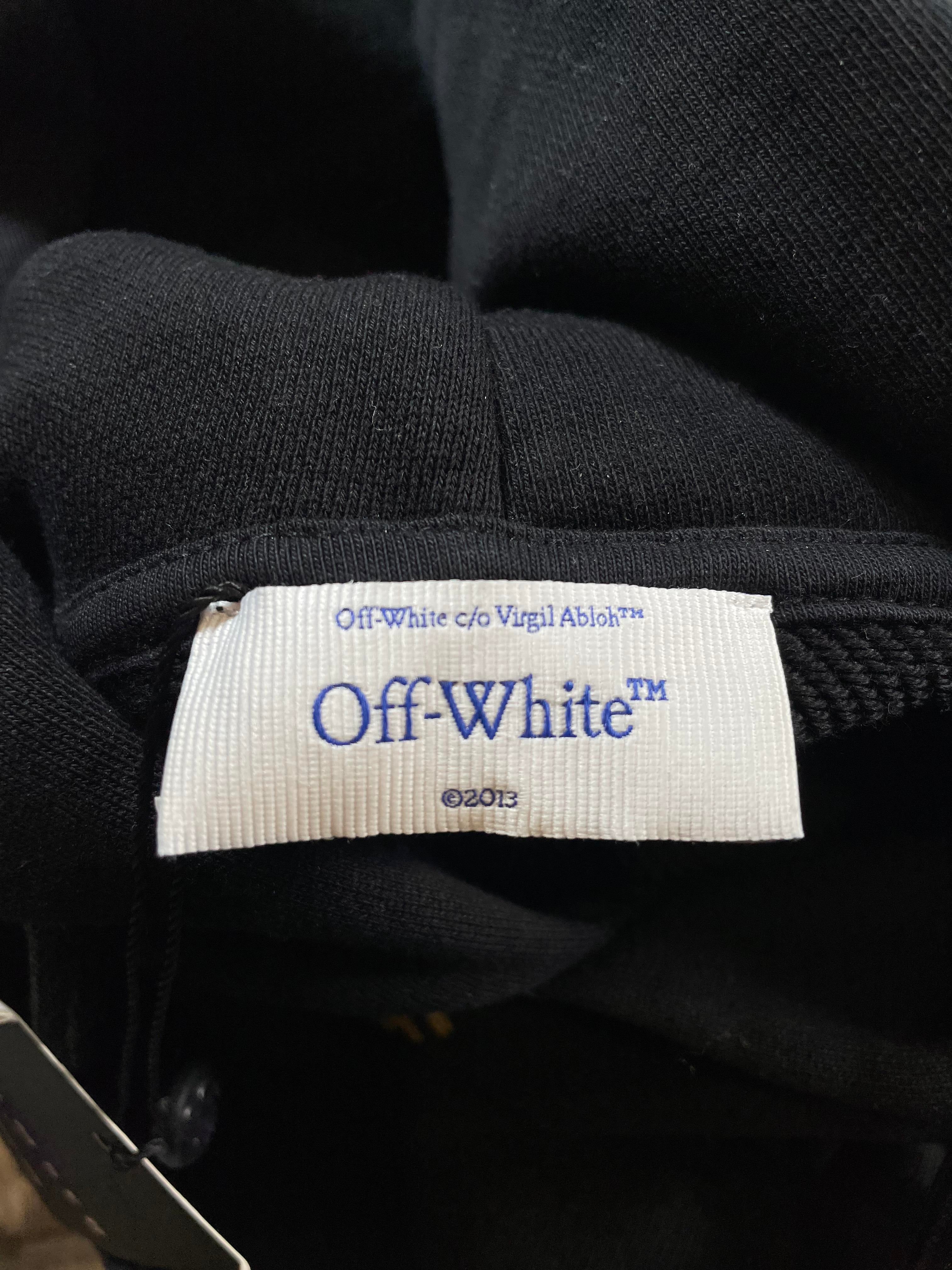 Off Cupid Paper Skate White & Black Hoodie