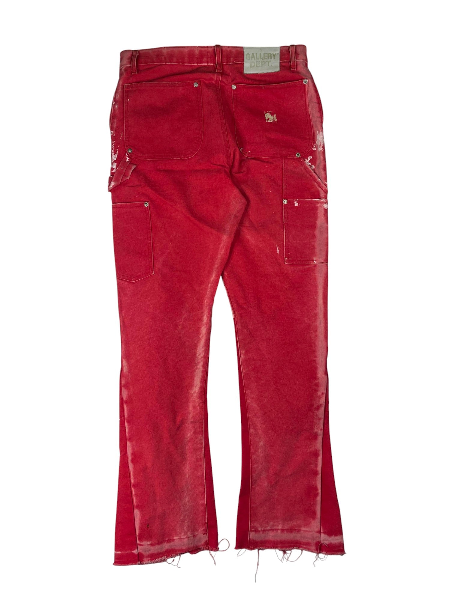 Gallery Dept. 'Paint Splatter' Red Jeans