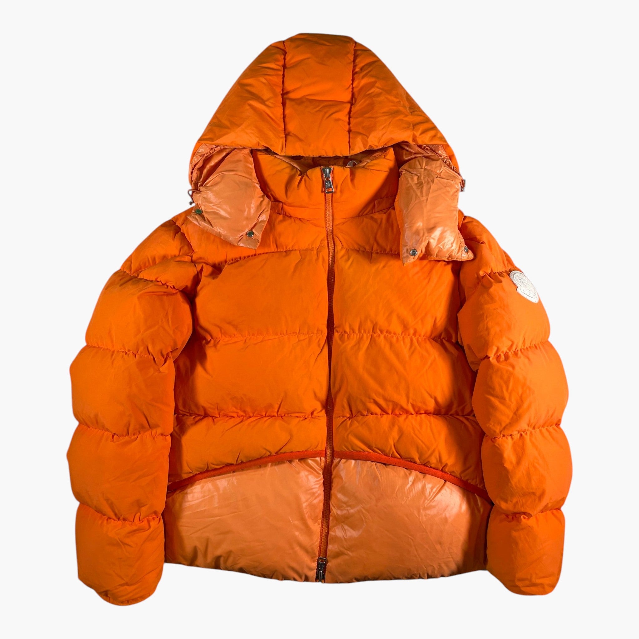 Moncler Down Achill (3) Orange Puffer Jacket