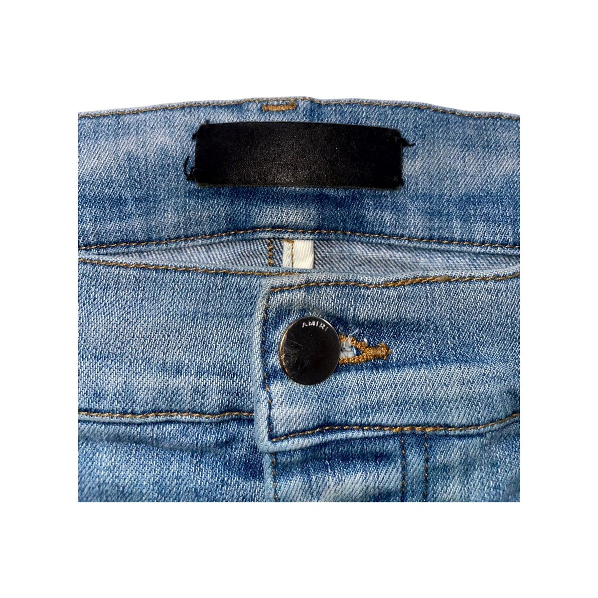Amiri Staggered Light Wash & Baby Blue Jeans