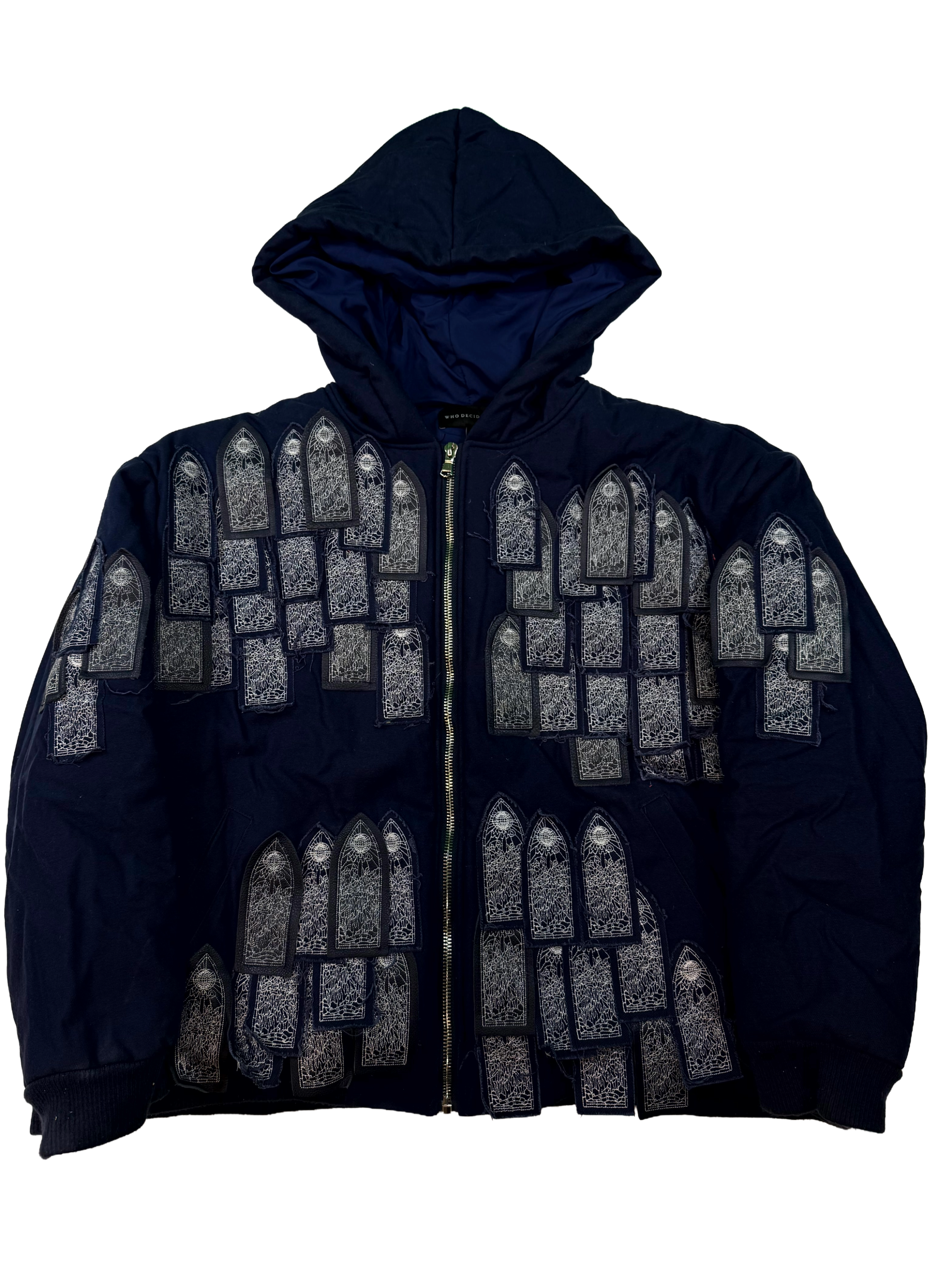 WDW Patchwork Work Navy Coat