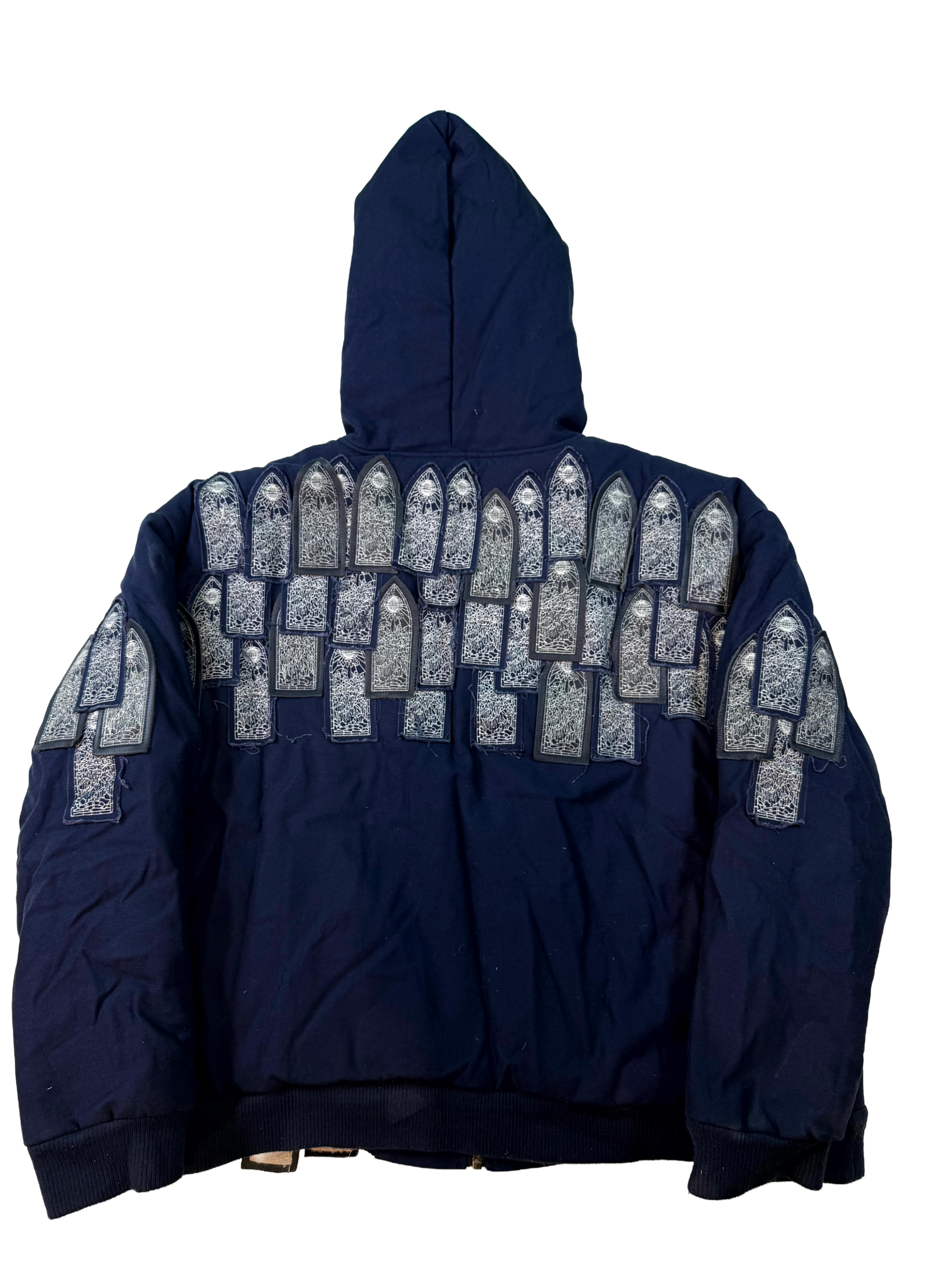 WDW Patchwork Work Navy Coat