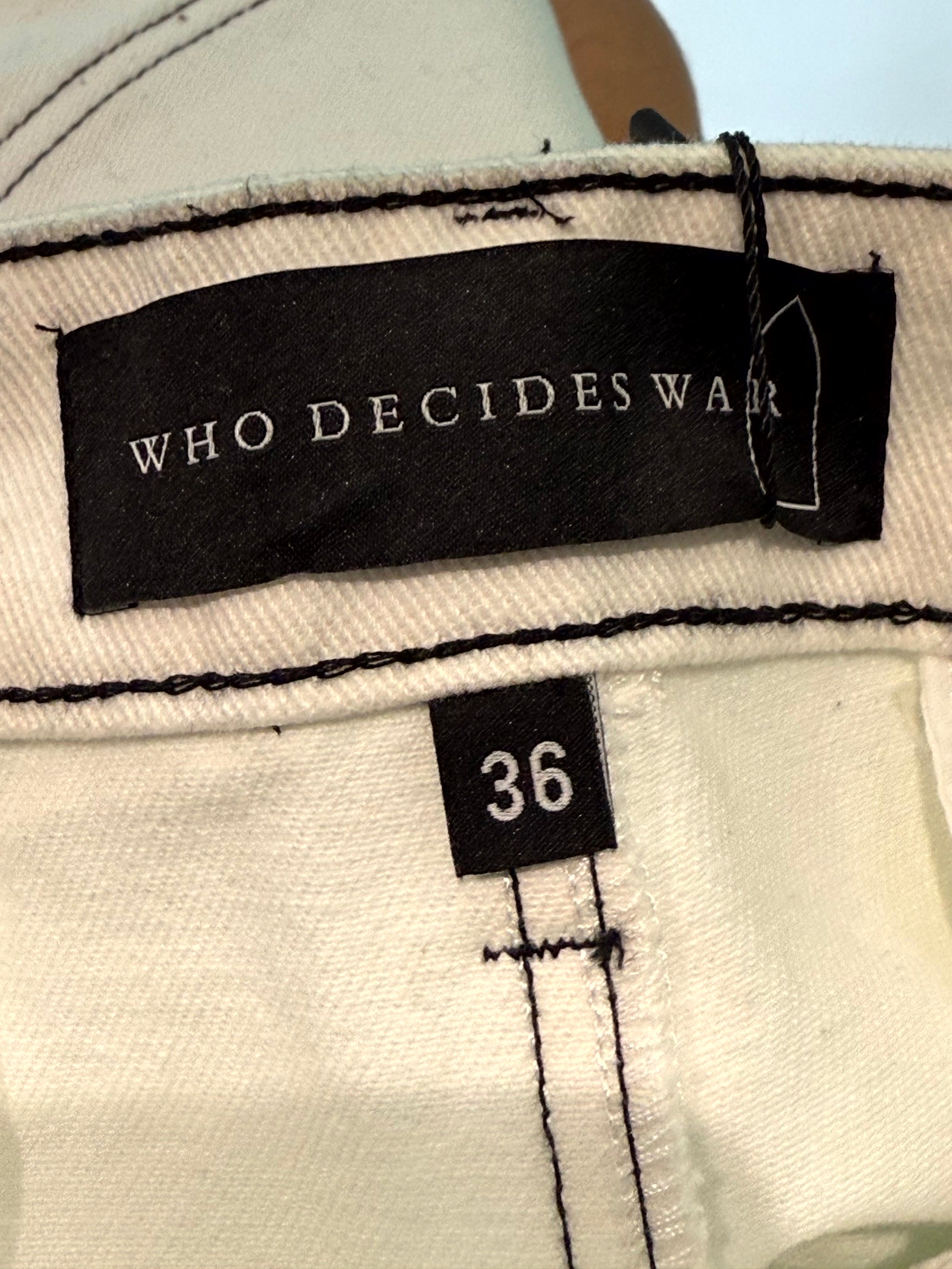 WDW Palm Tree Moto Denim Jeans