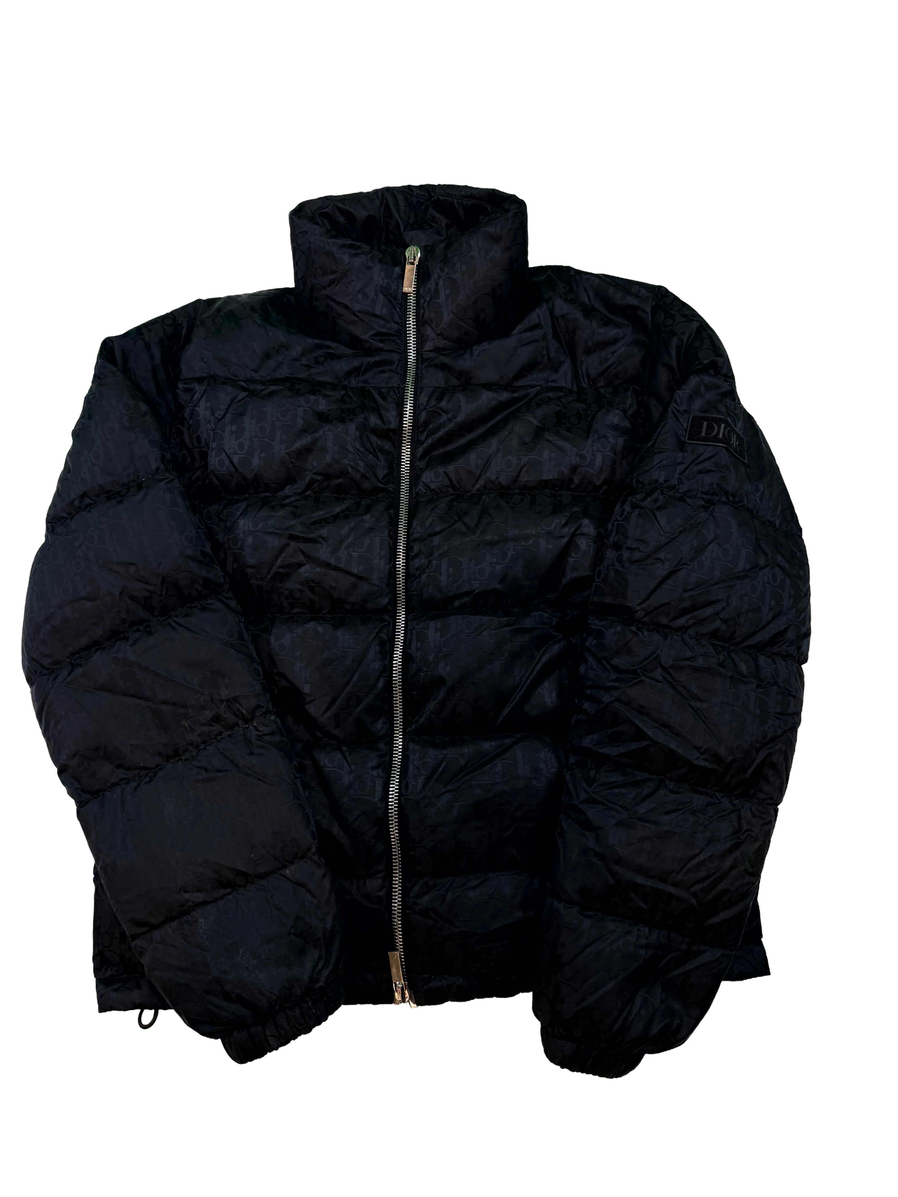 Dior Oblique Puffer Black Jacket