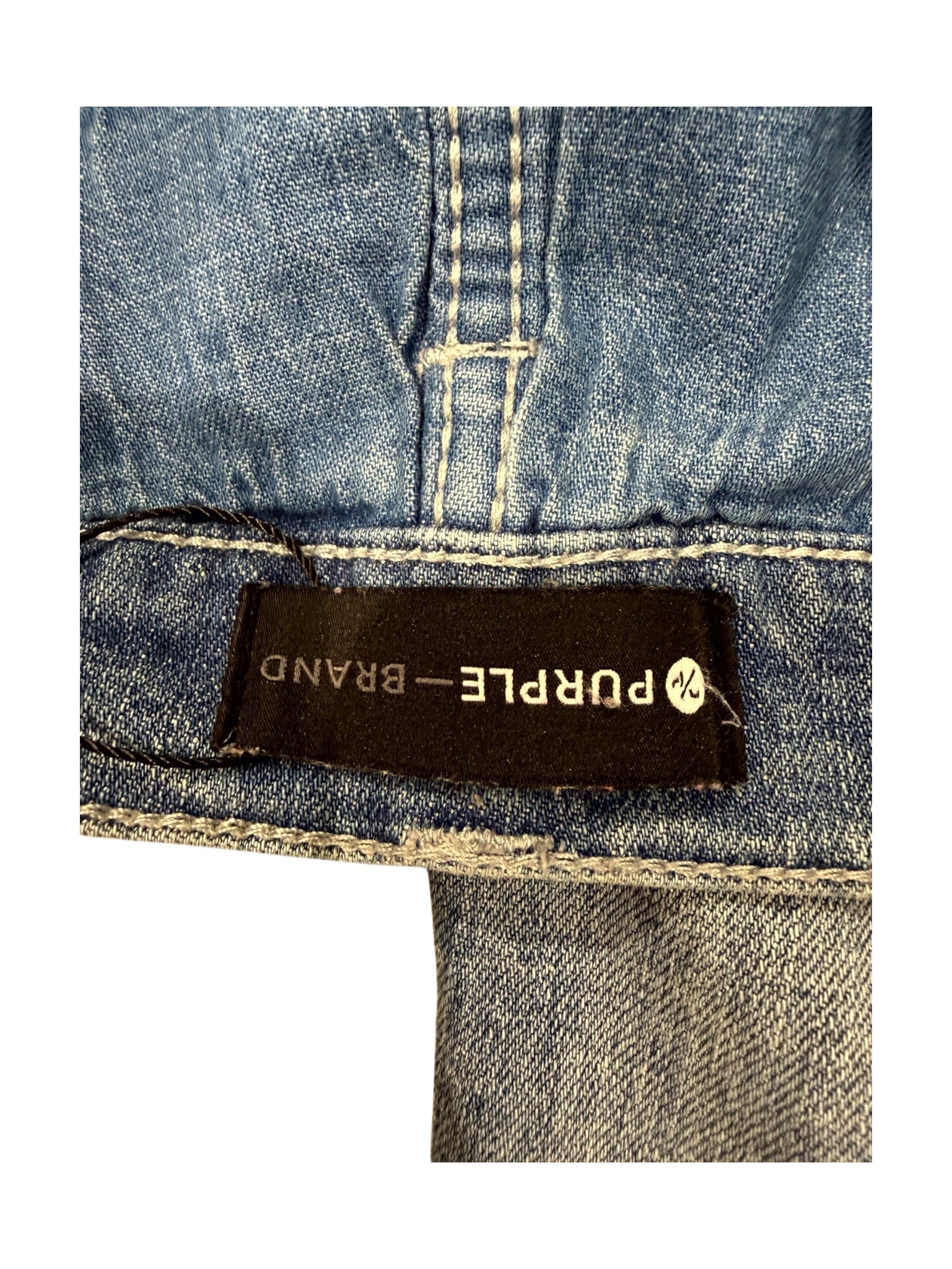 Purple Brand Ripped Light Wash Jeans