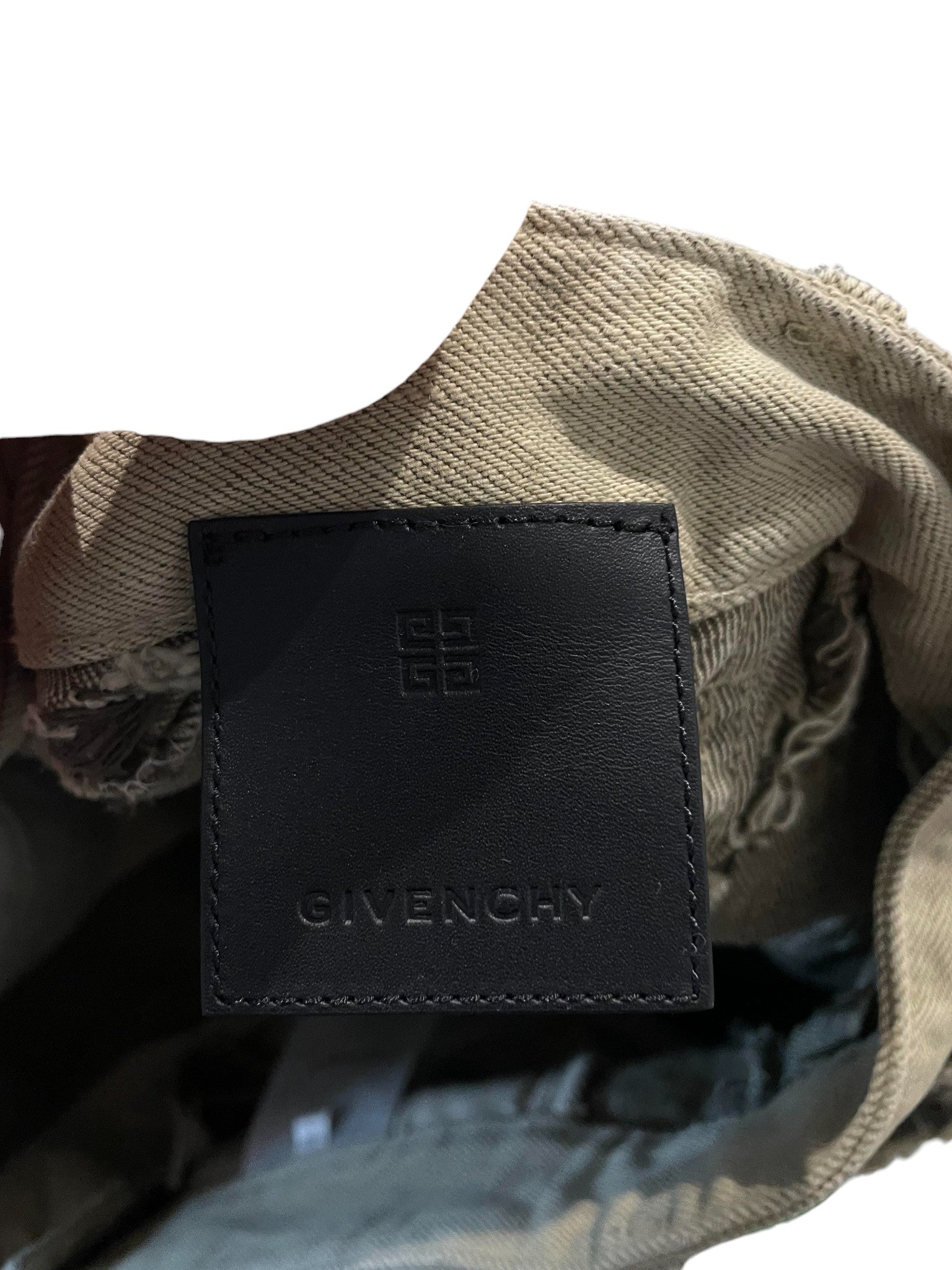 Givenchy Distressed Ribbed Jeans