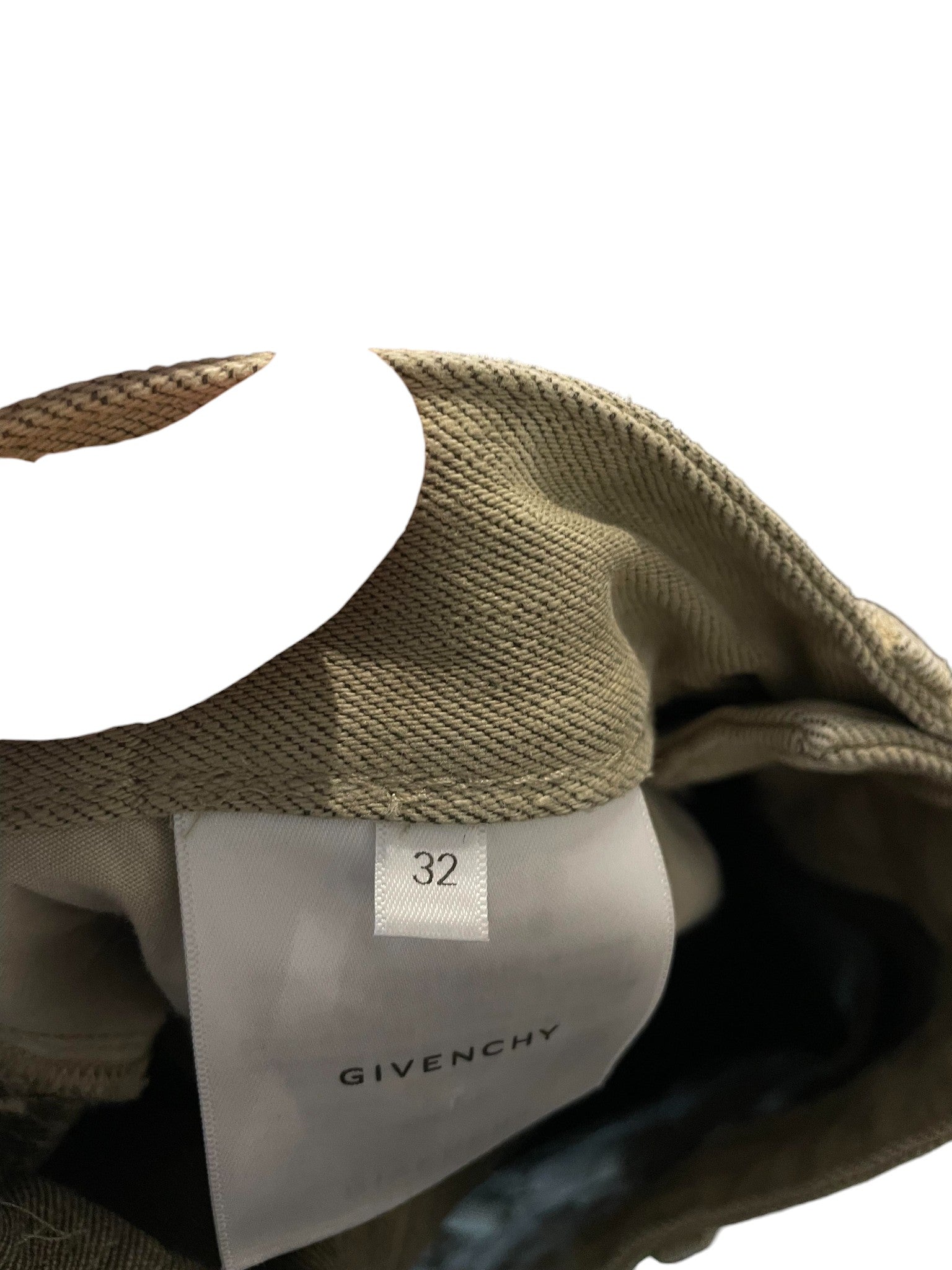 Givenchy Distressed Ribbed Jeans