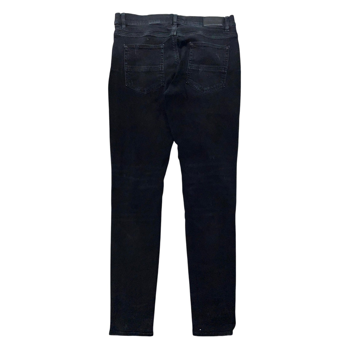 Amiri Distressed Patchwork Black Wash Jeans