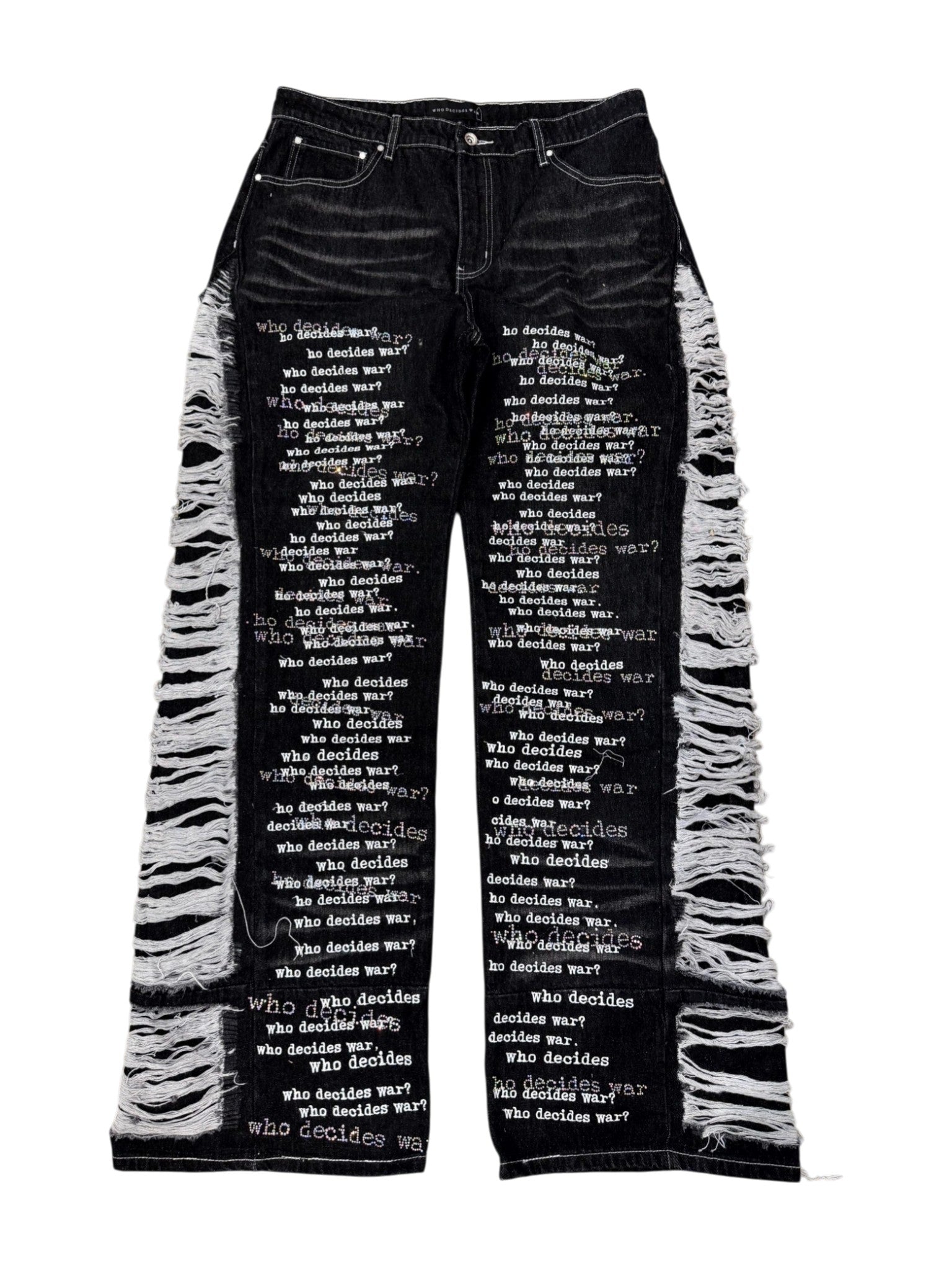 WDW Ultra Flare Denim Black Jeans