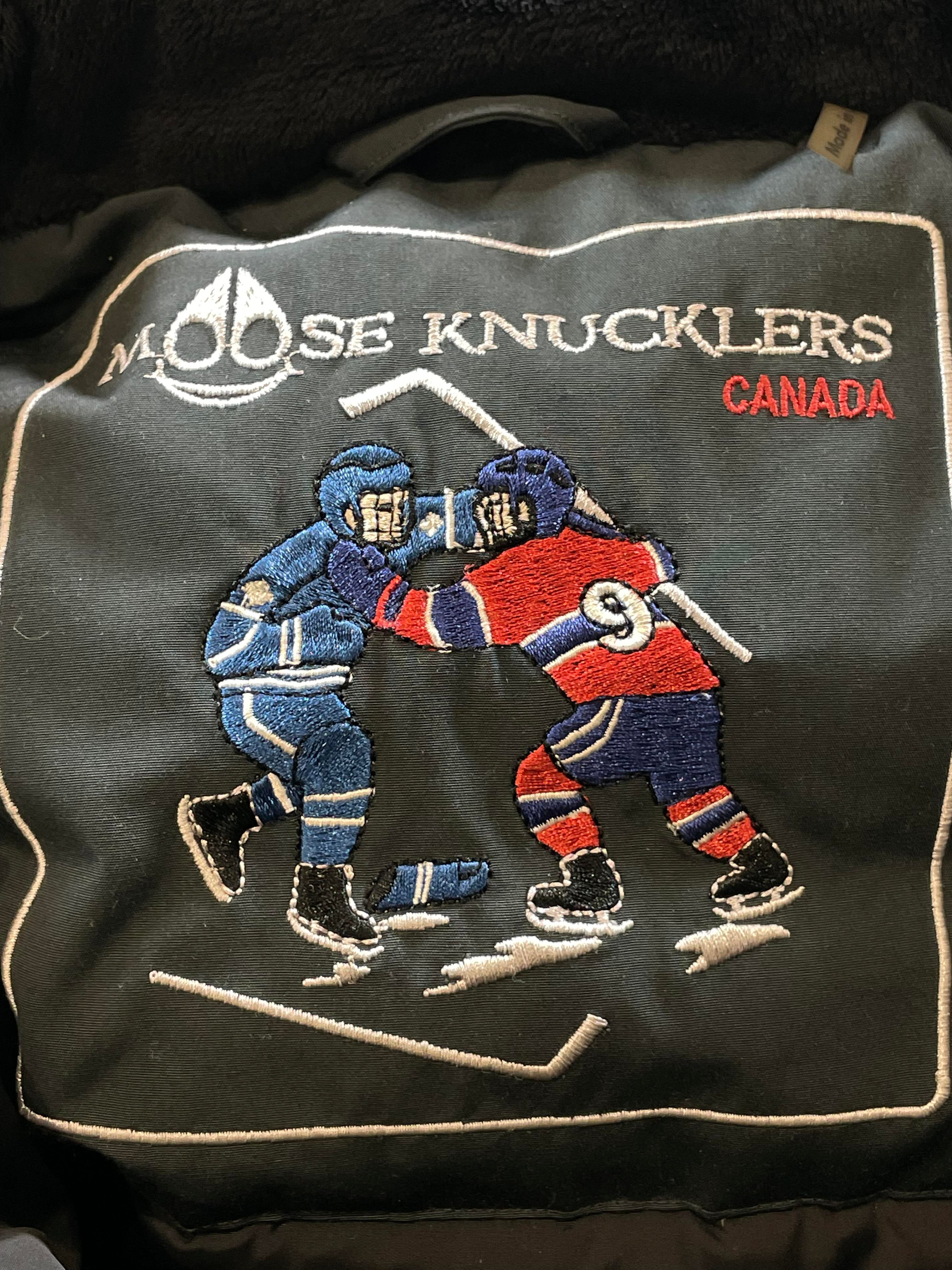 Moose Knuckles Grey & Black (Kid's) Bomber Jacket