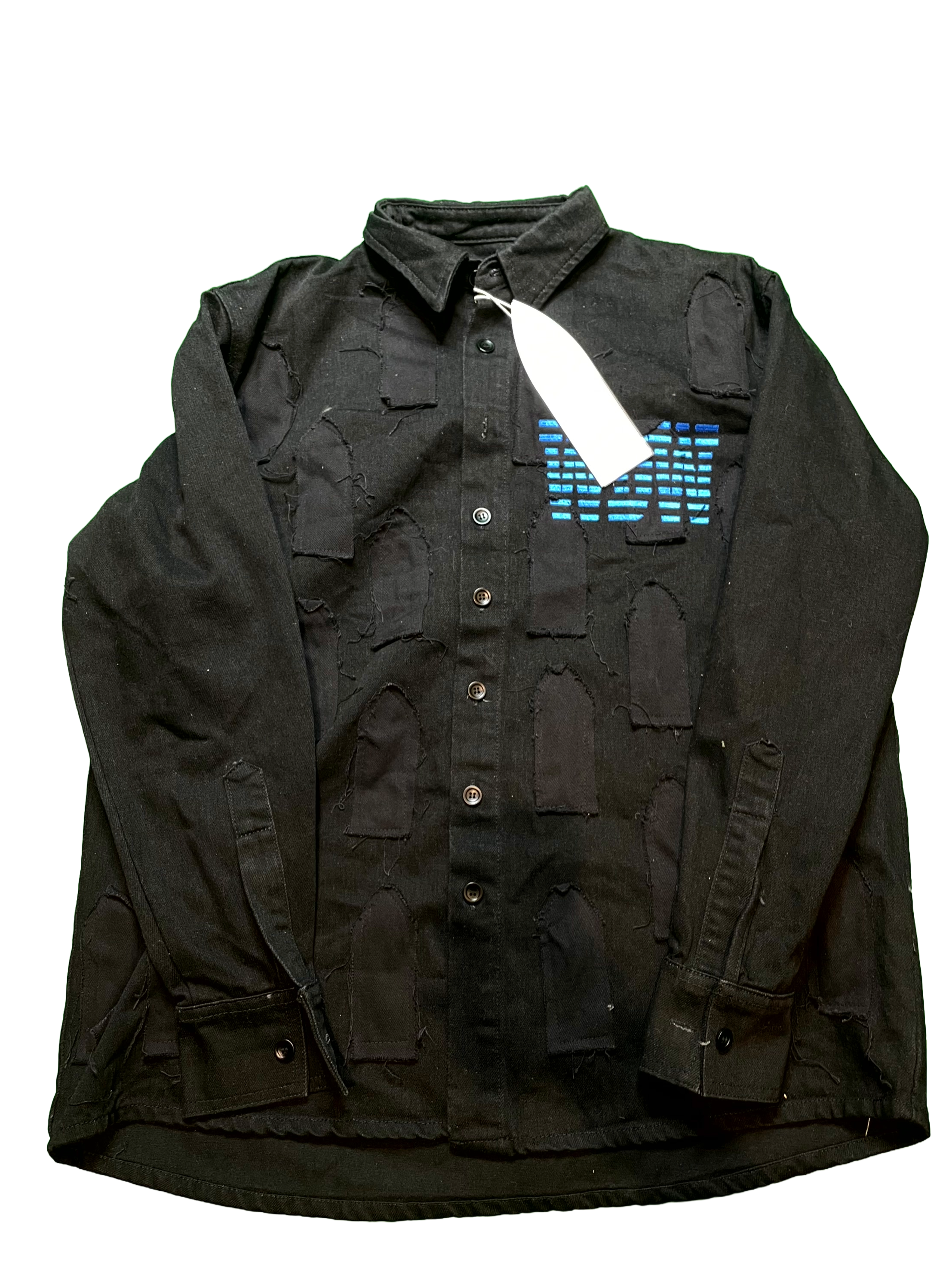 WDW Link Window Coal Button Up Shirt