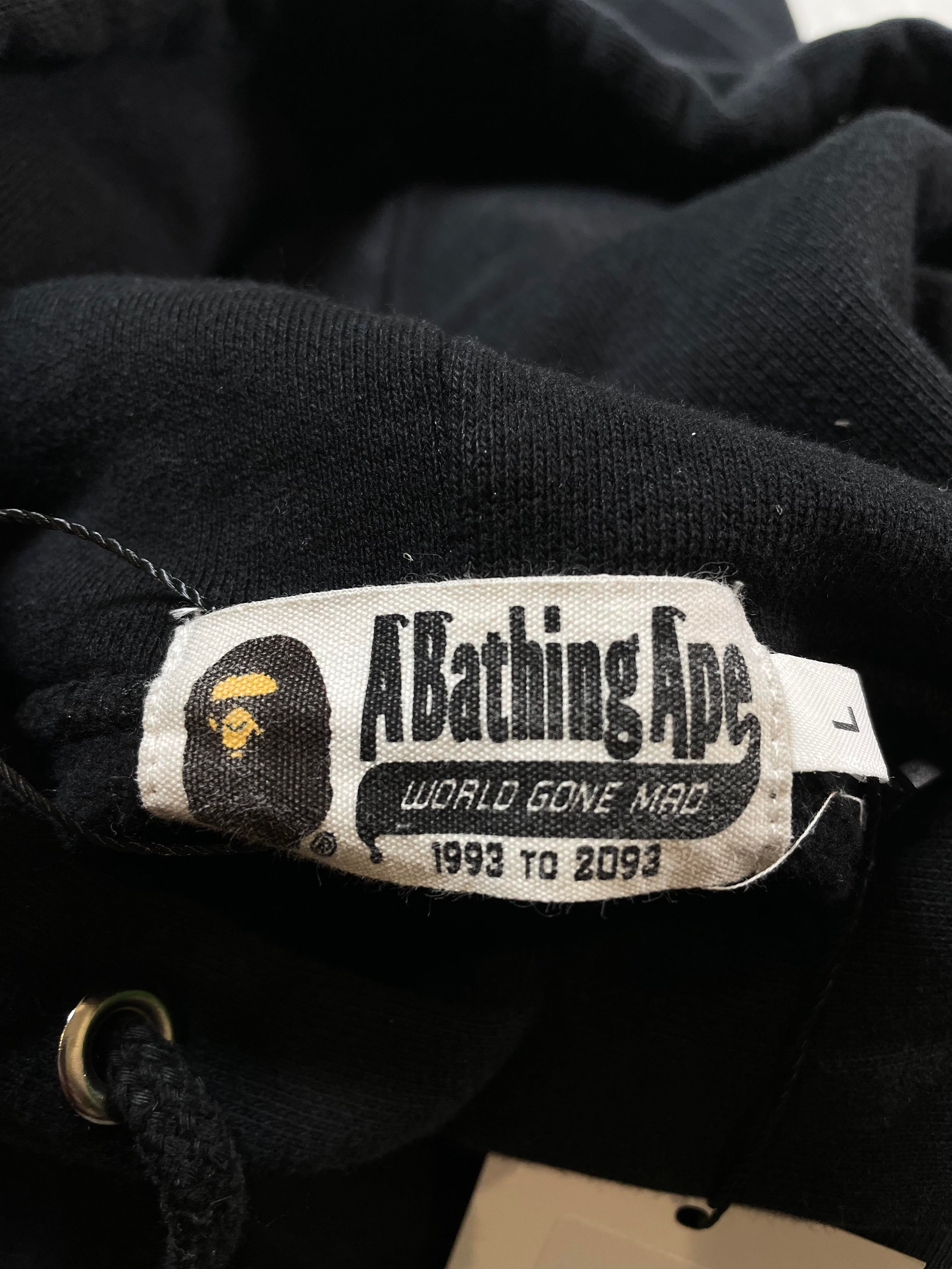 BAPE Ape Head Logo Black Hoodie