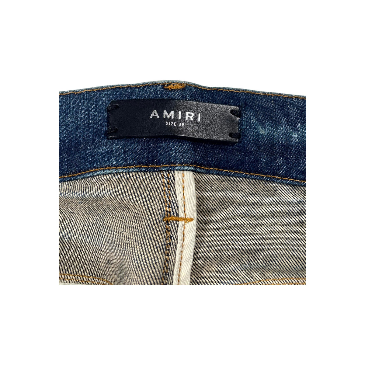 Amiri "MX1" Paisley Patch Deep Classic & Red Jeans