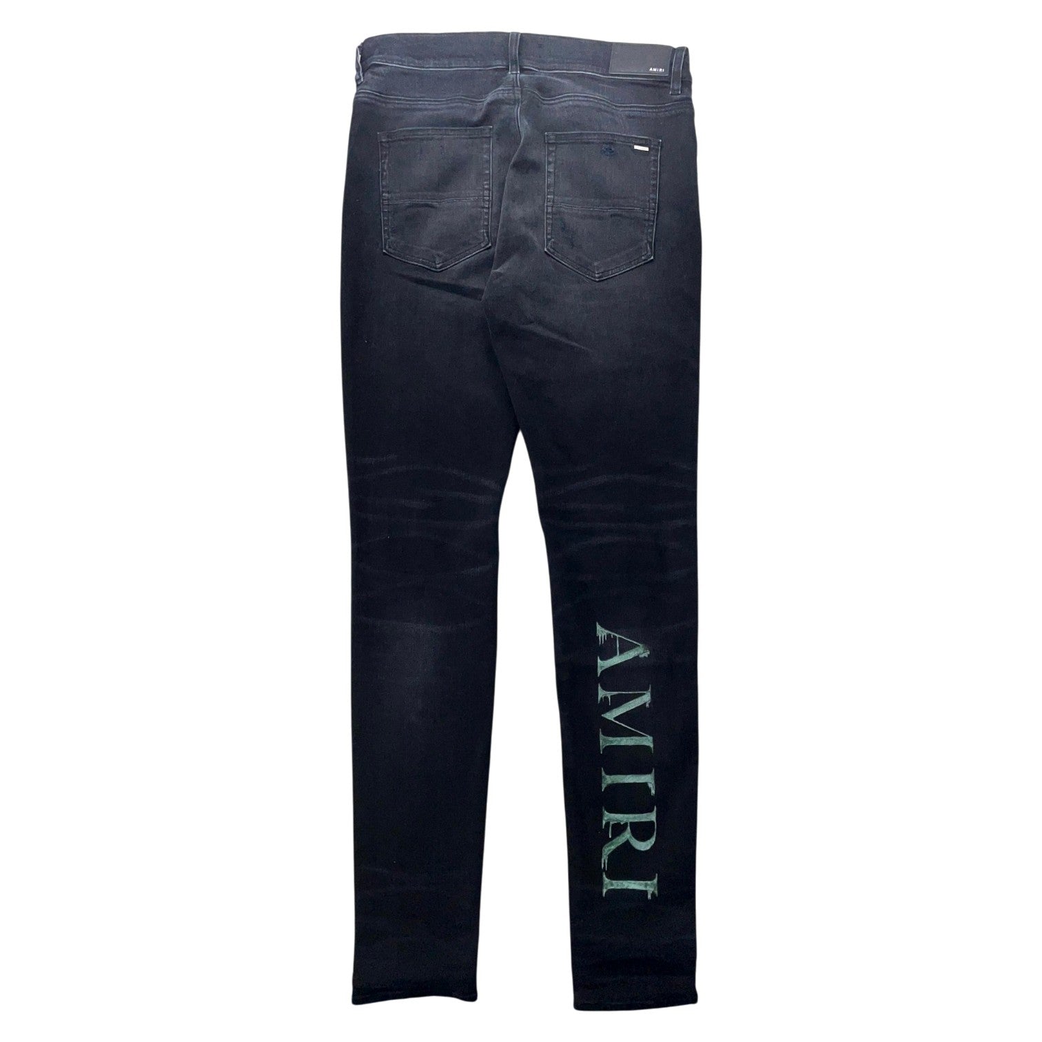 Amiri Slime MA Black & Green Jeans