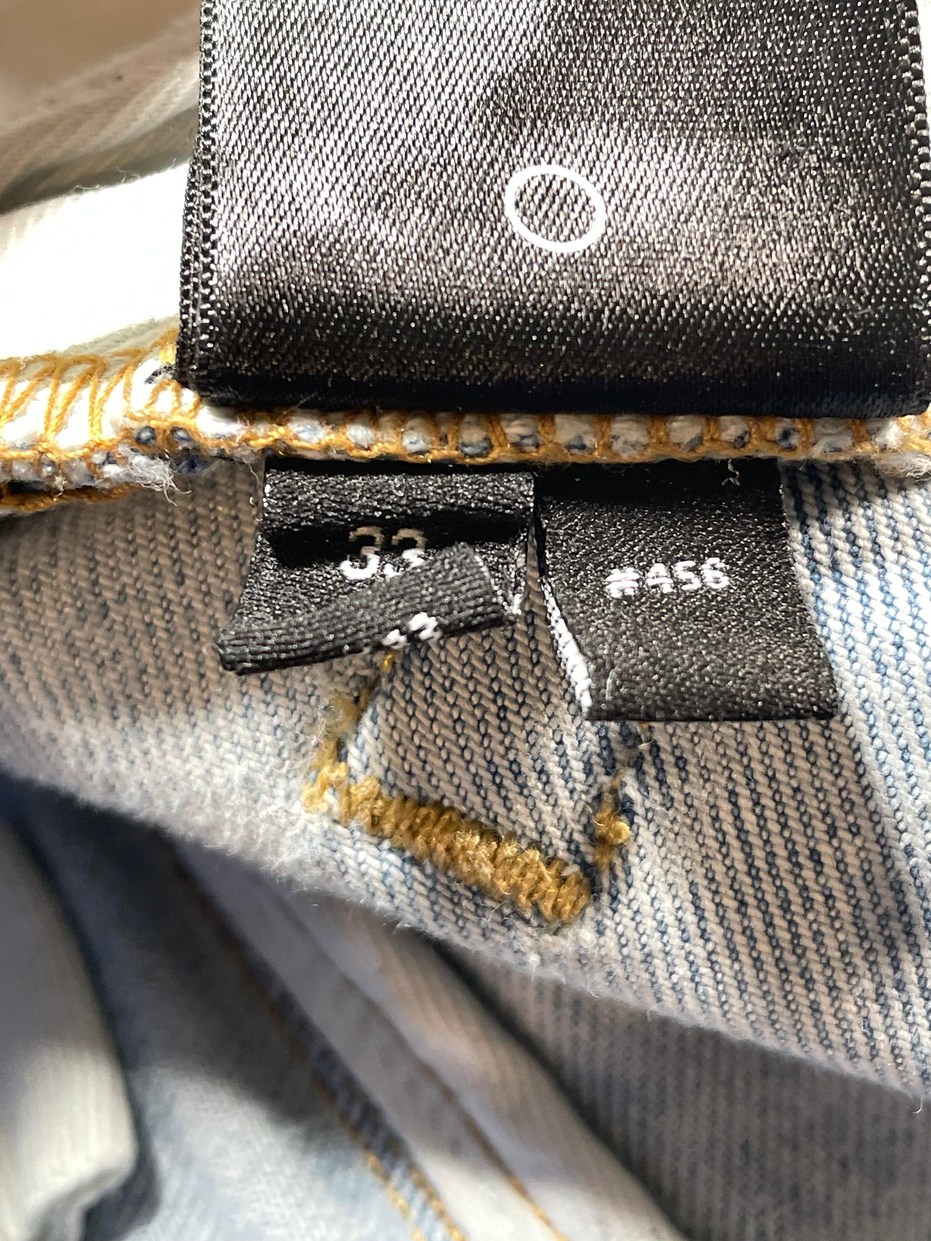 Amiri Grateful Dead Patchwork Light Wash Jeans