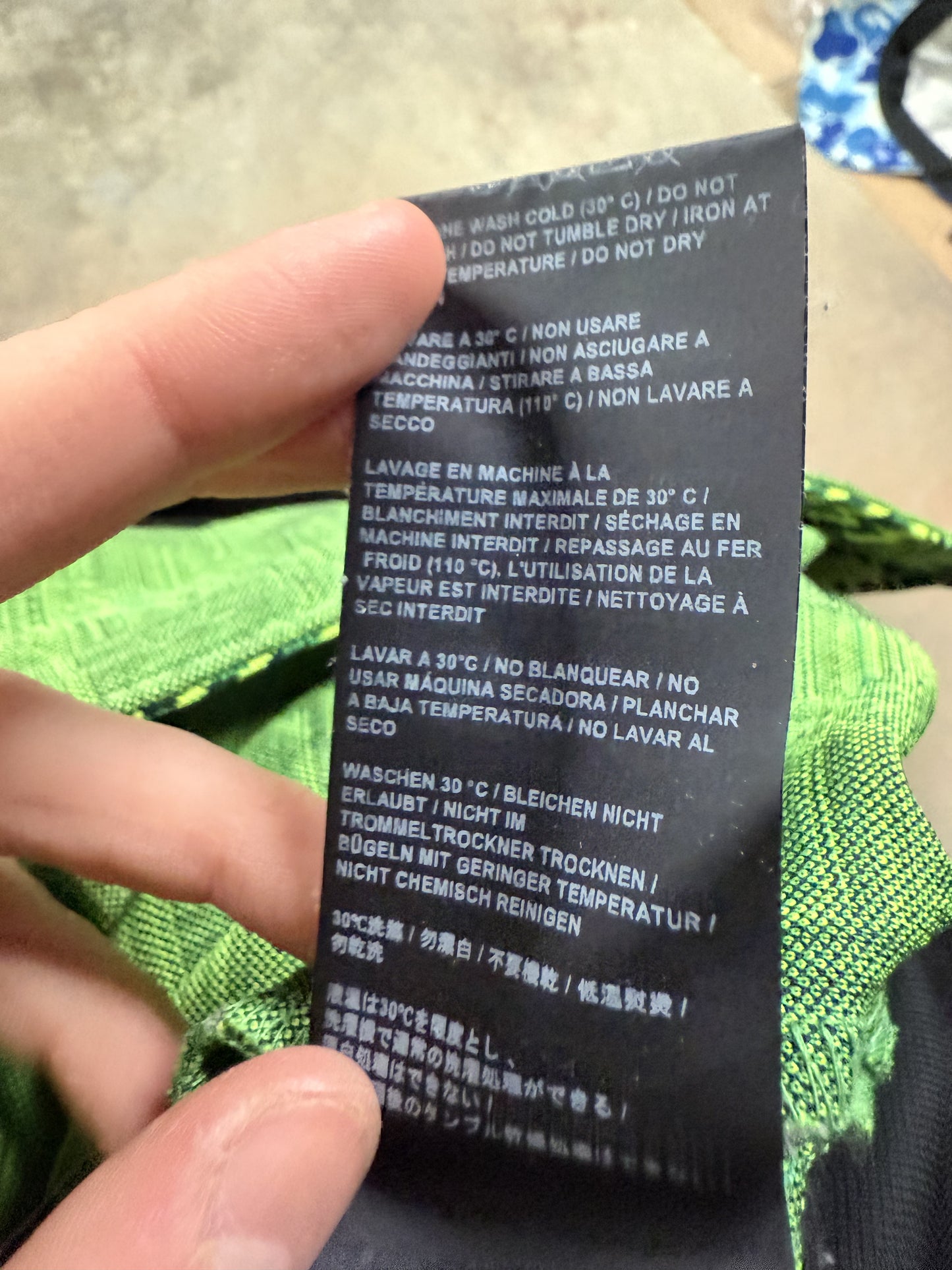 Palm Angels Track Jacket Green Lime Used XL