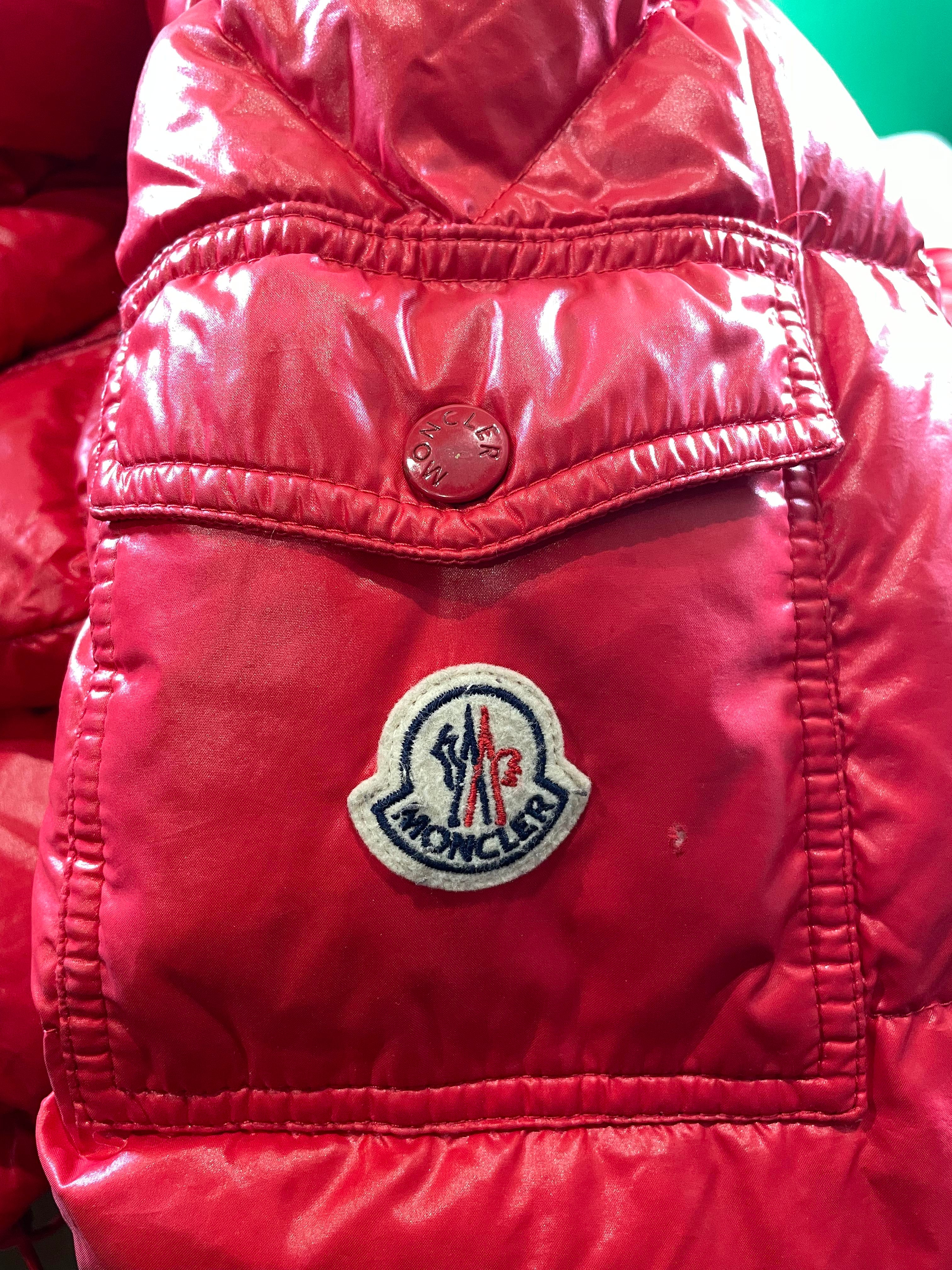 Moncler Ecrins Red Puffer Jacket