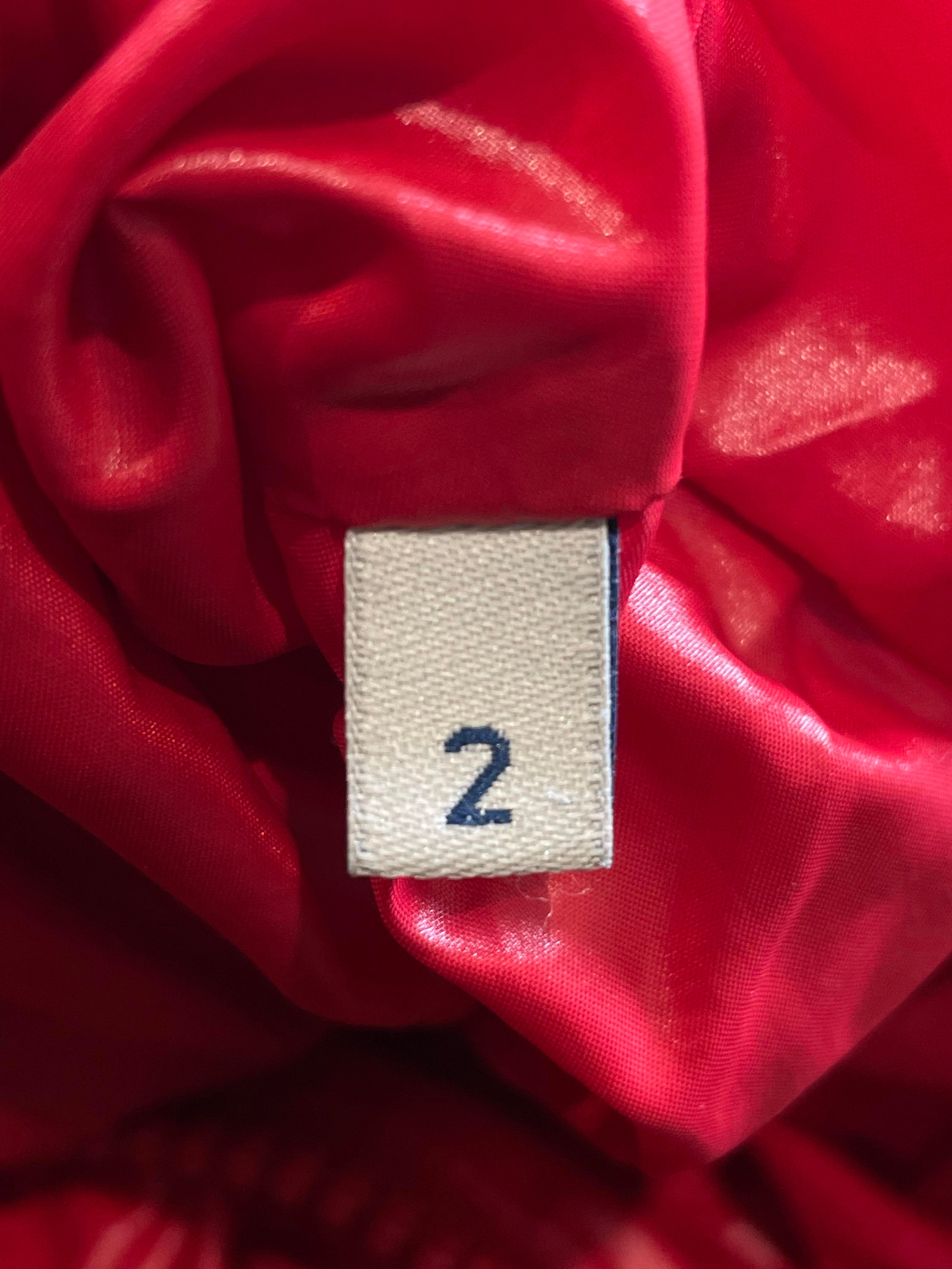 Moncler Ecrins Red Puffer Jacket