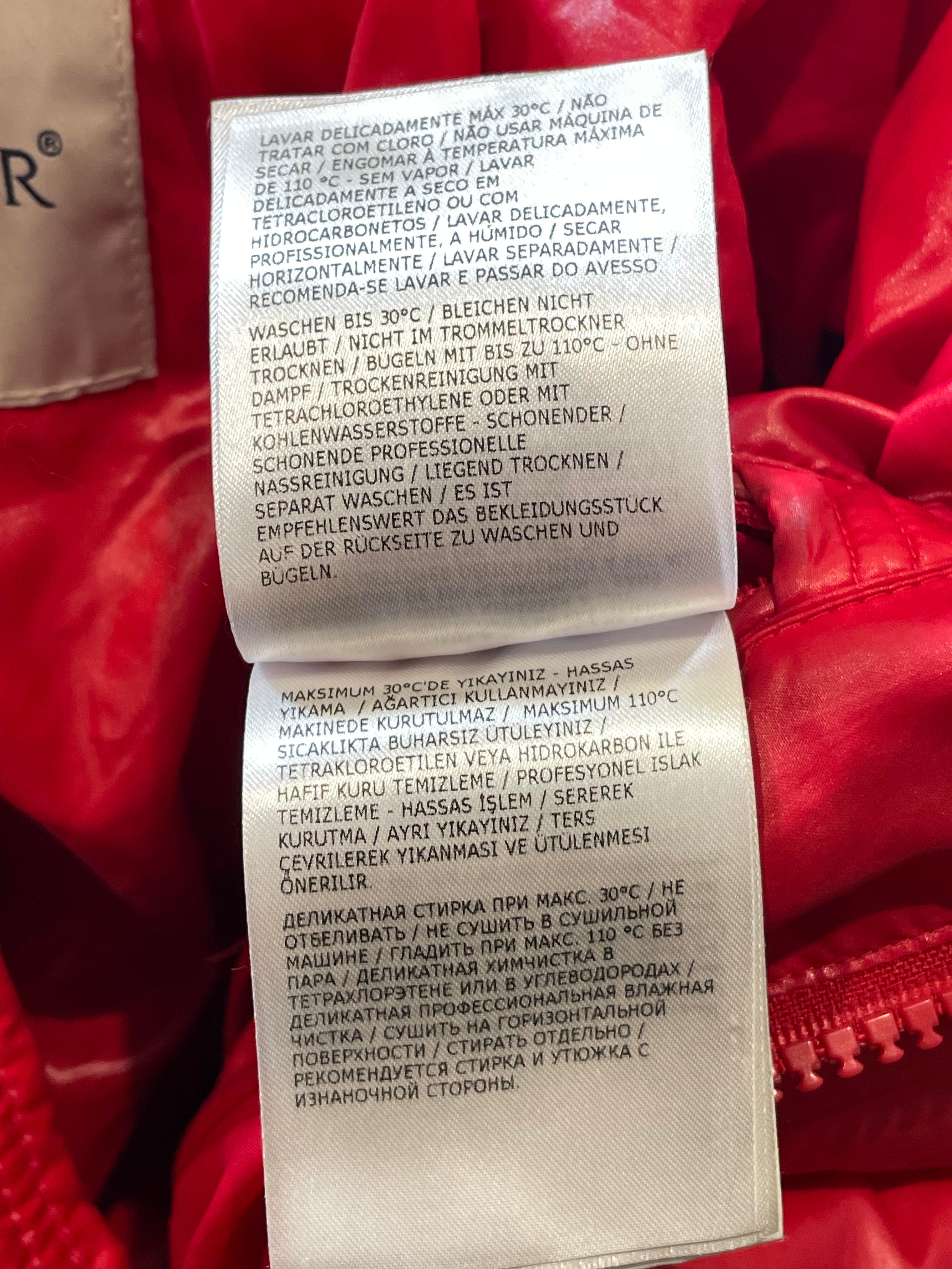 Moncler Ecrins Red Puffer Jacket