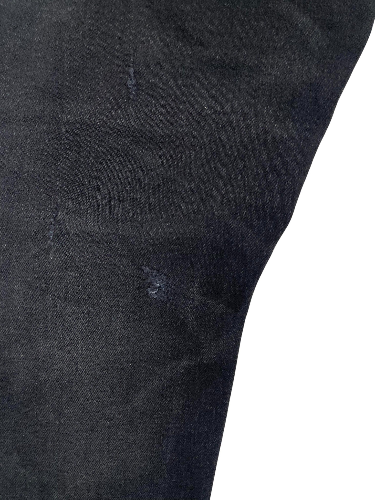 Amiri Black Knee Rip Jeans