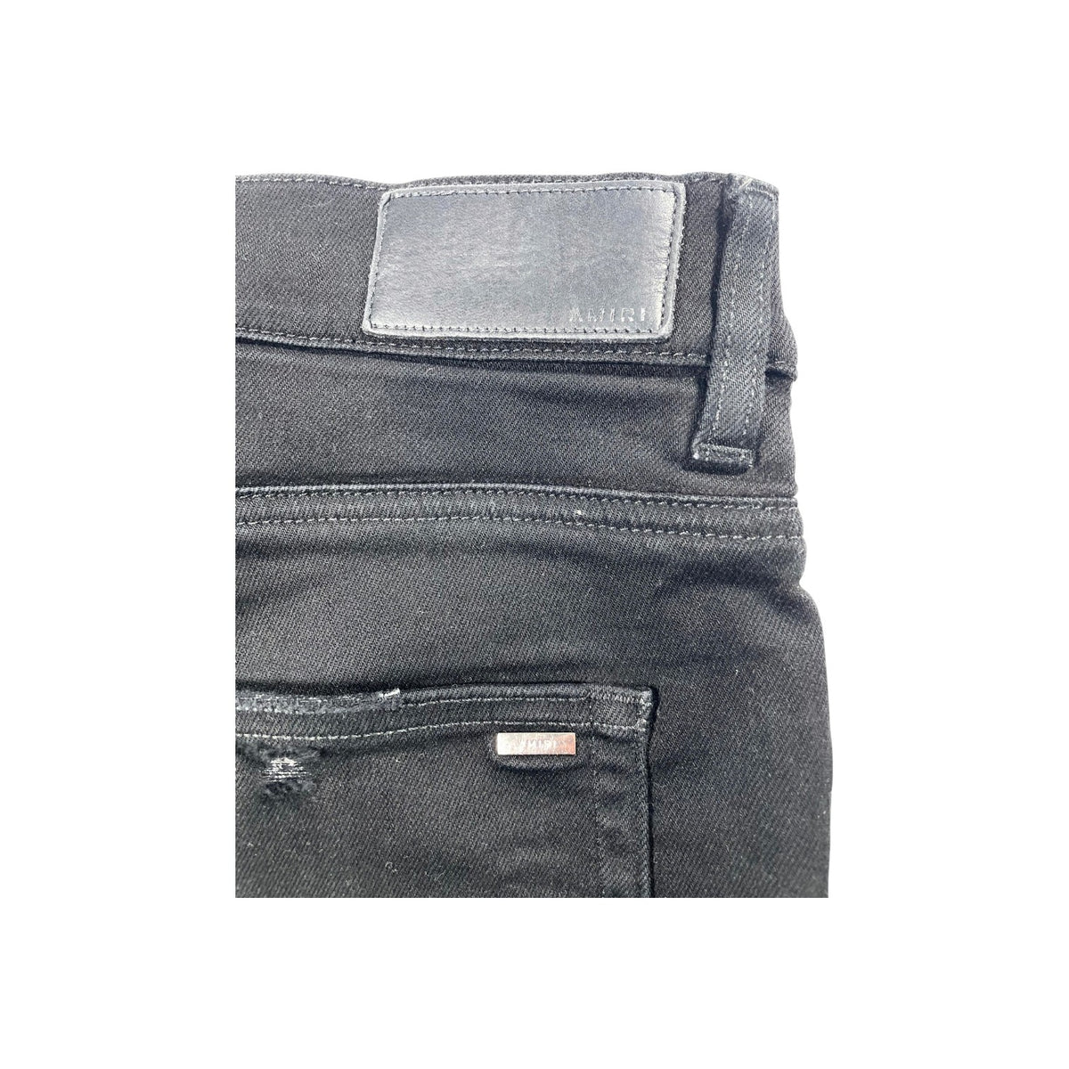 Amiri Bandana Thrasher Patch Black Jeans