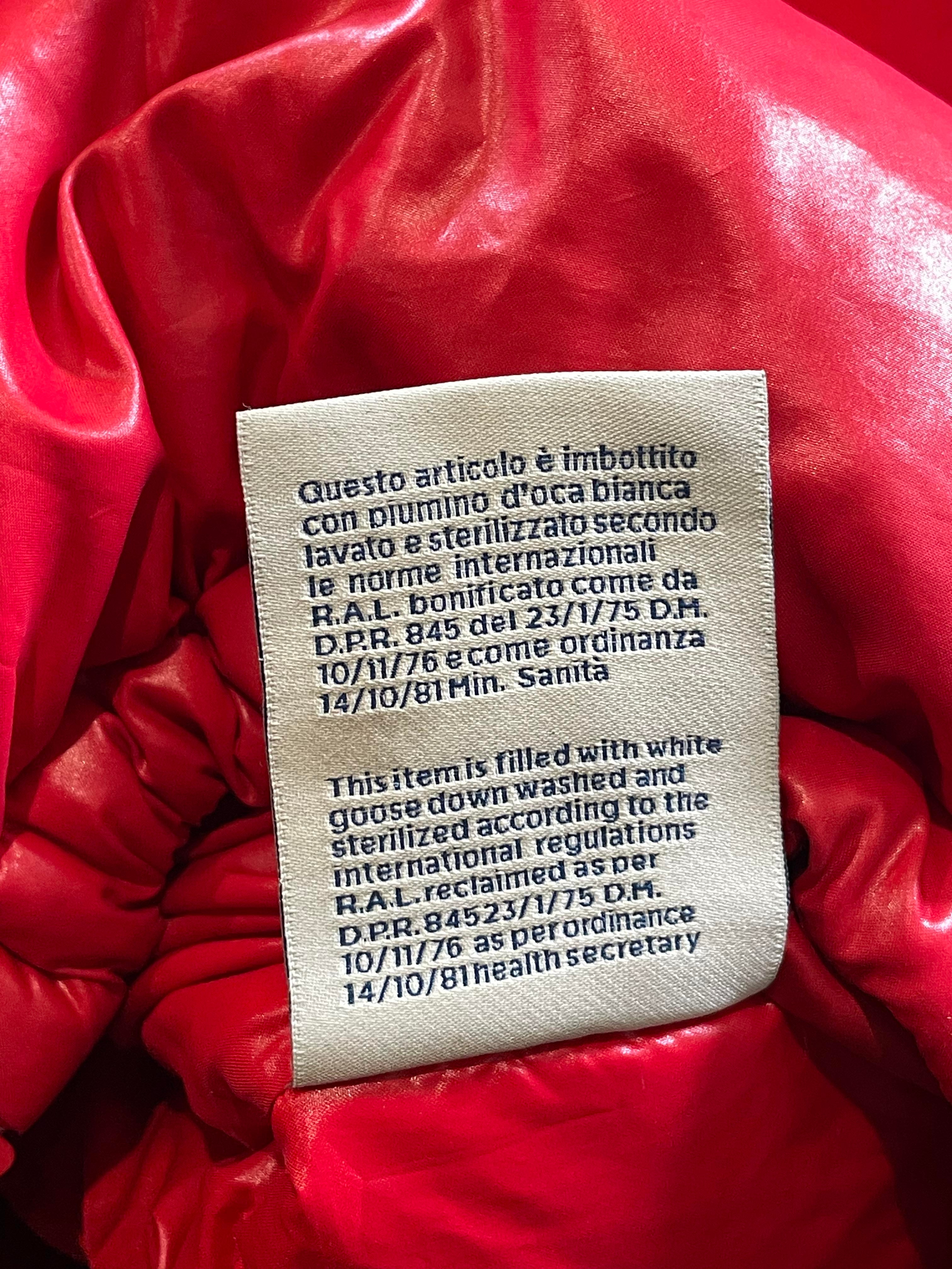 Moncler Ecrins Red Puffer Jacket