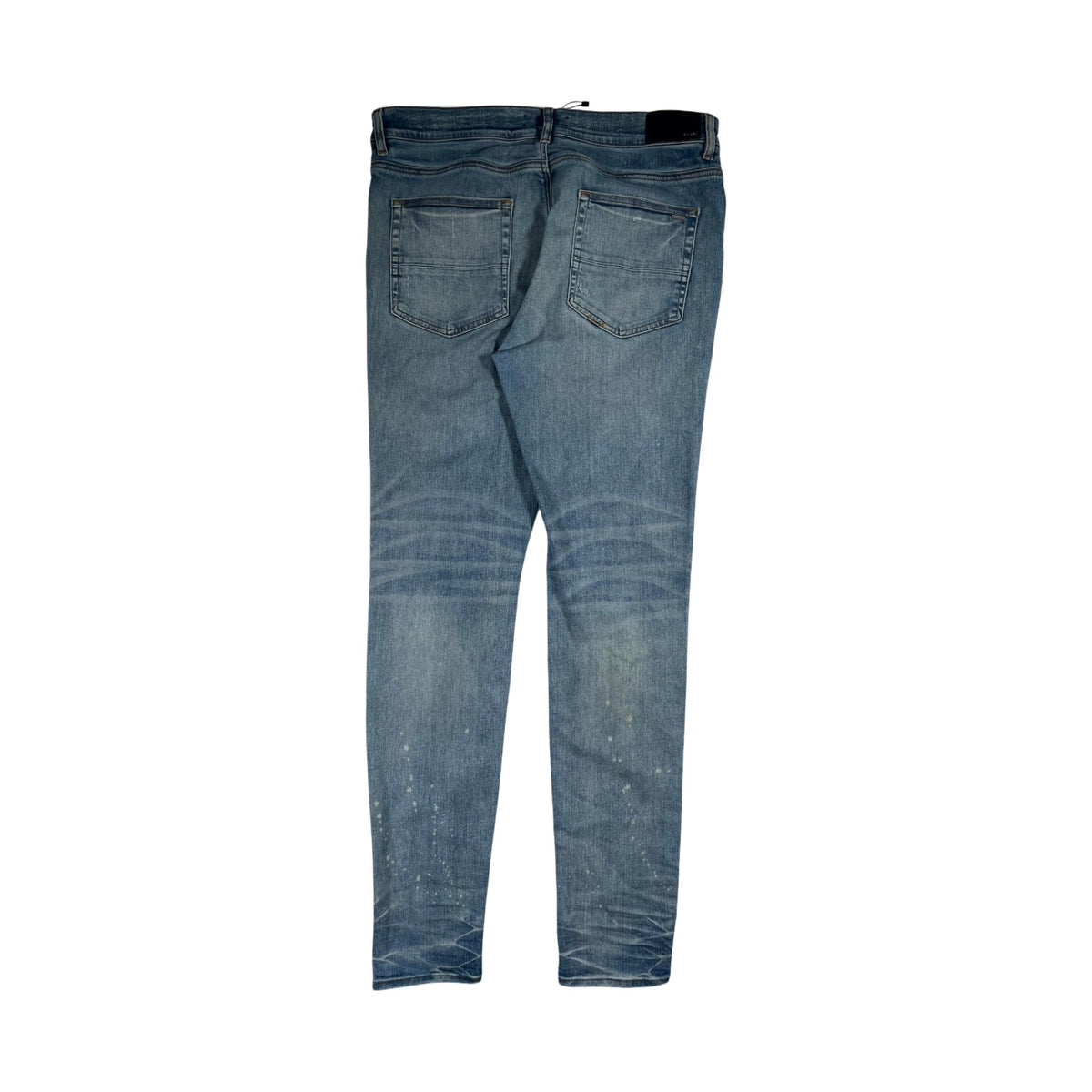 Amiri "MX1" Paisley Patch Light Wash & Baby Blue Jeans
