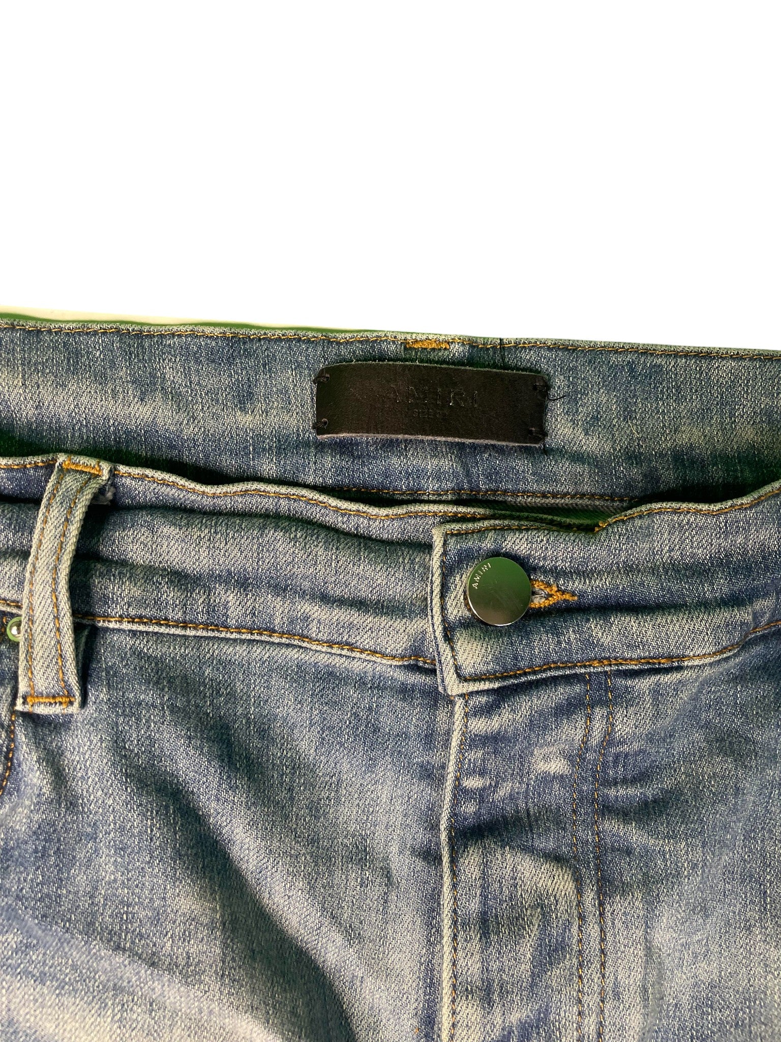 Amiri Quilted Art Patch Jeans