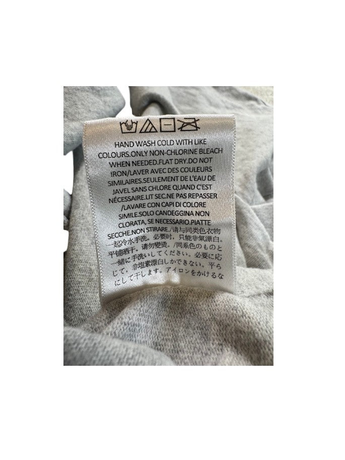 Essentials "3D Silicon Applique Heather" Grey Sweater