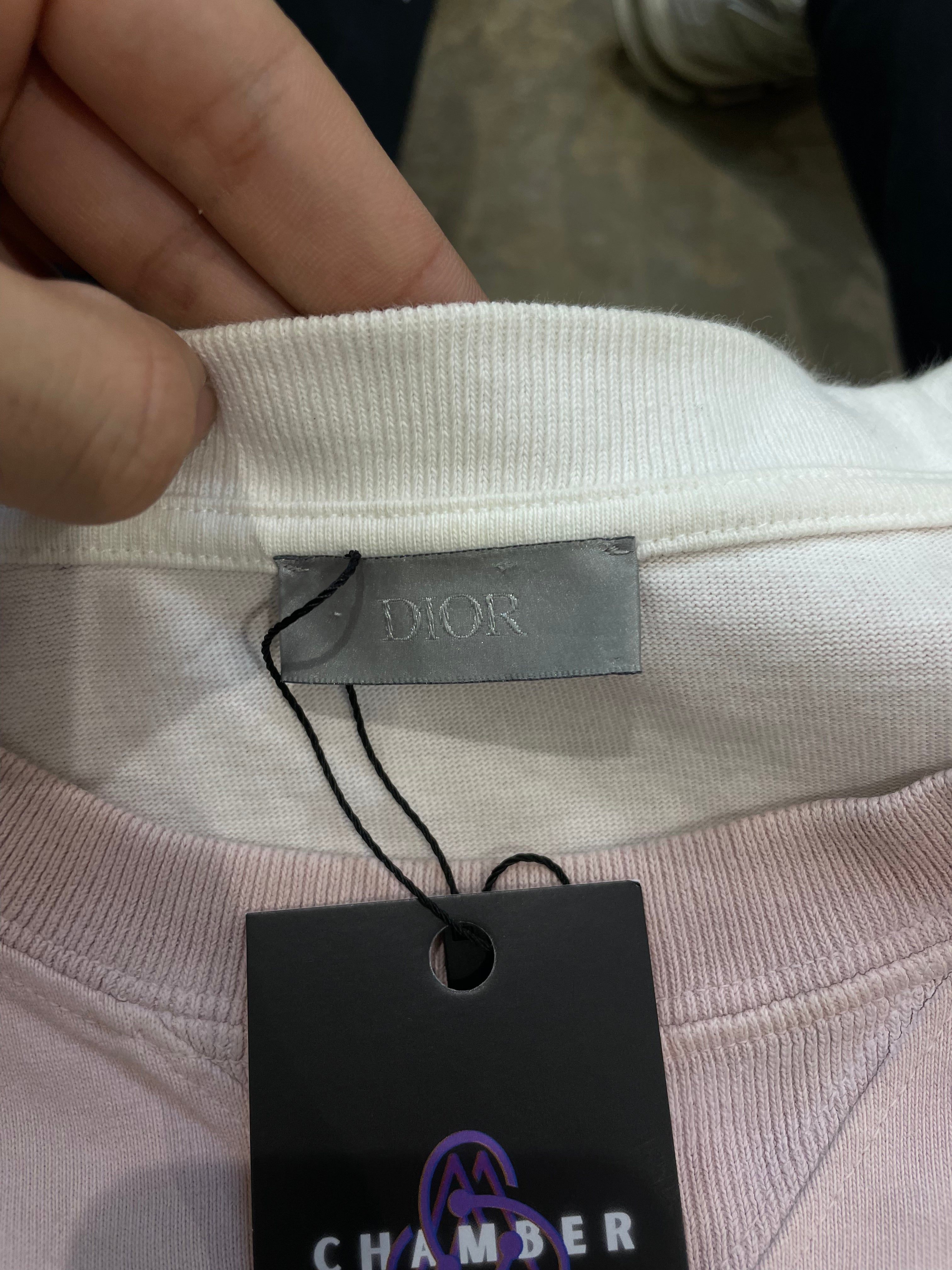Dior Tee Pink Used Large