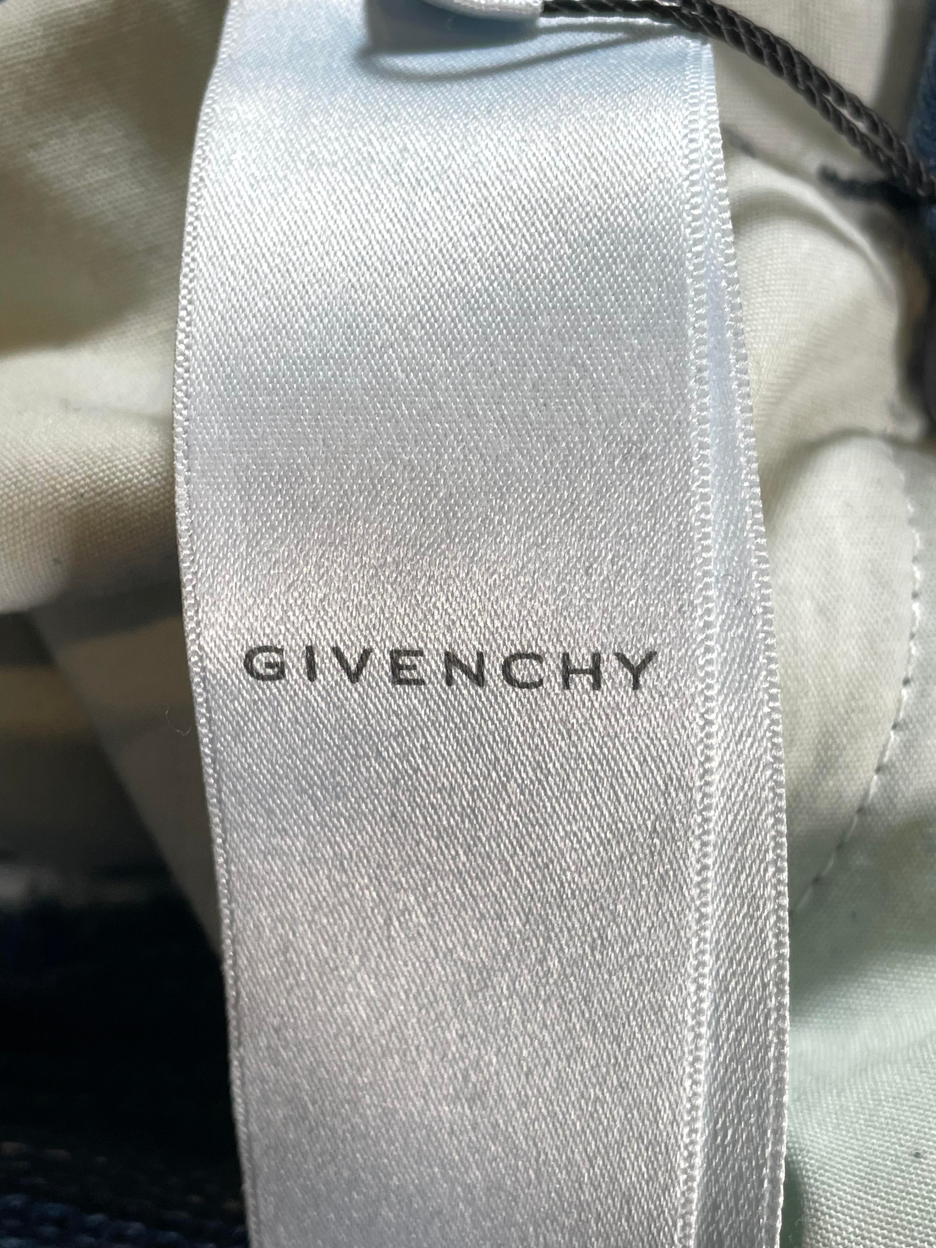 Givenchy Distressed Dark Wash Jeans