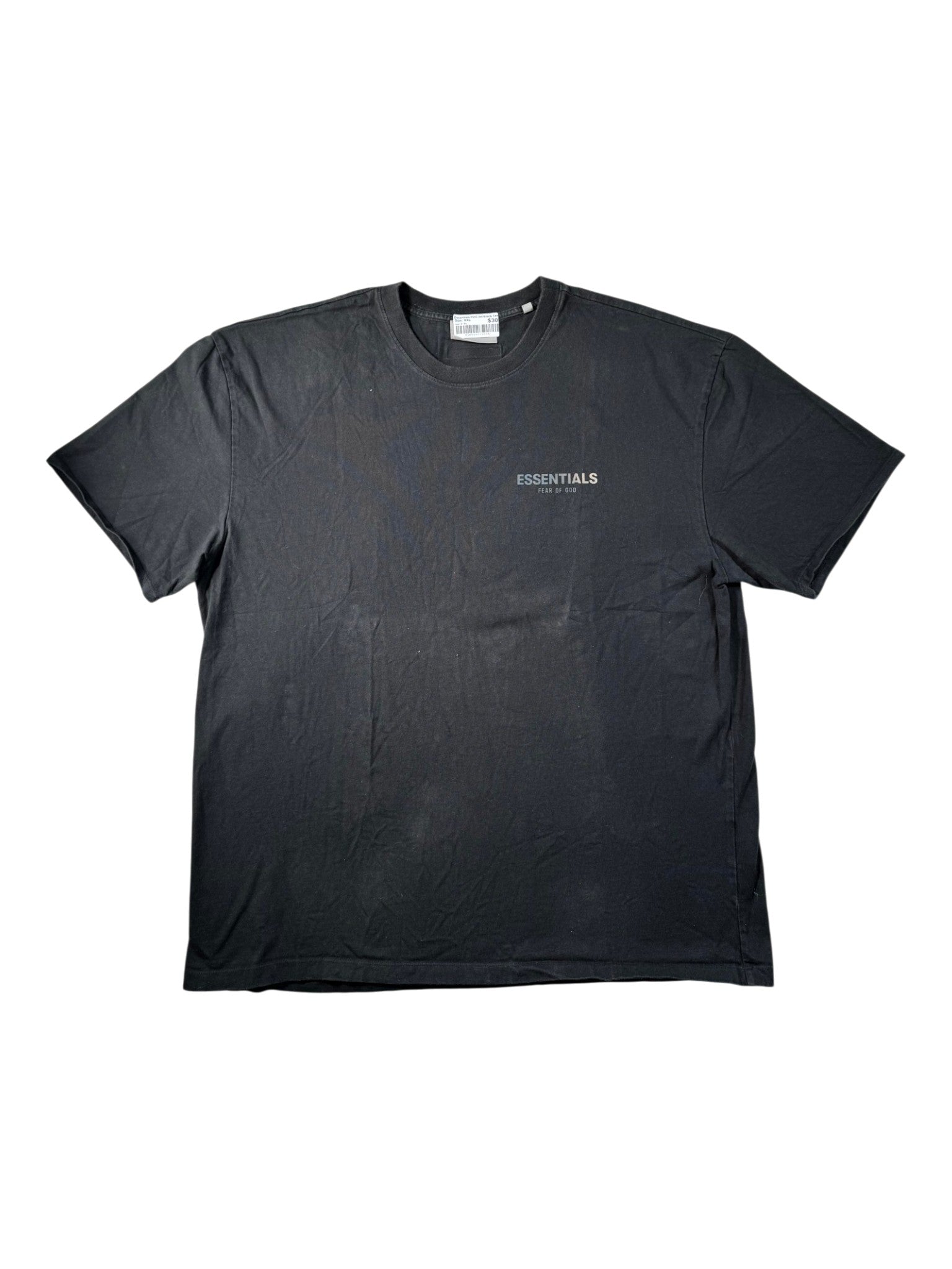 Essentials "FOG" Jet Black Tee