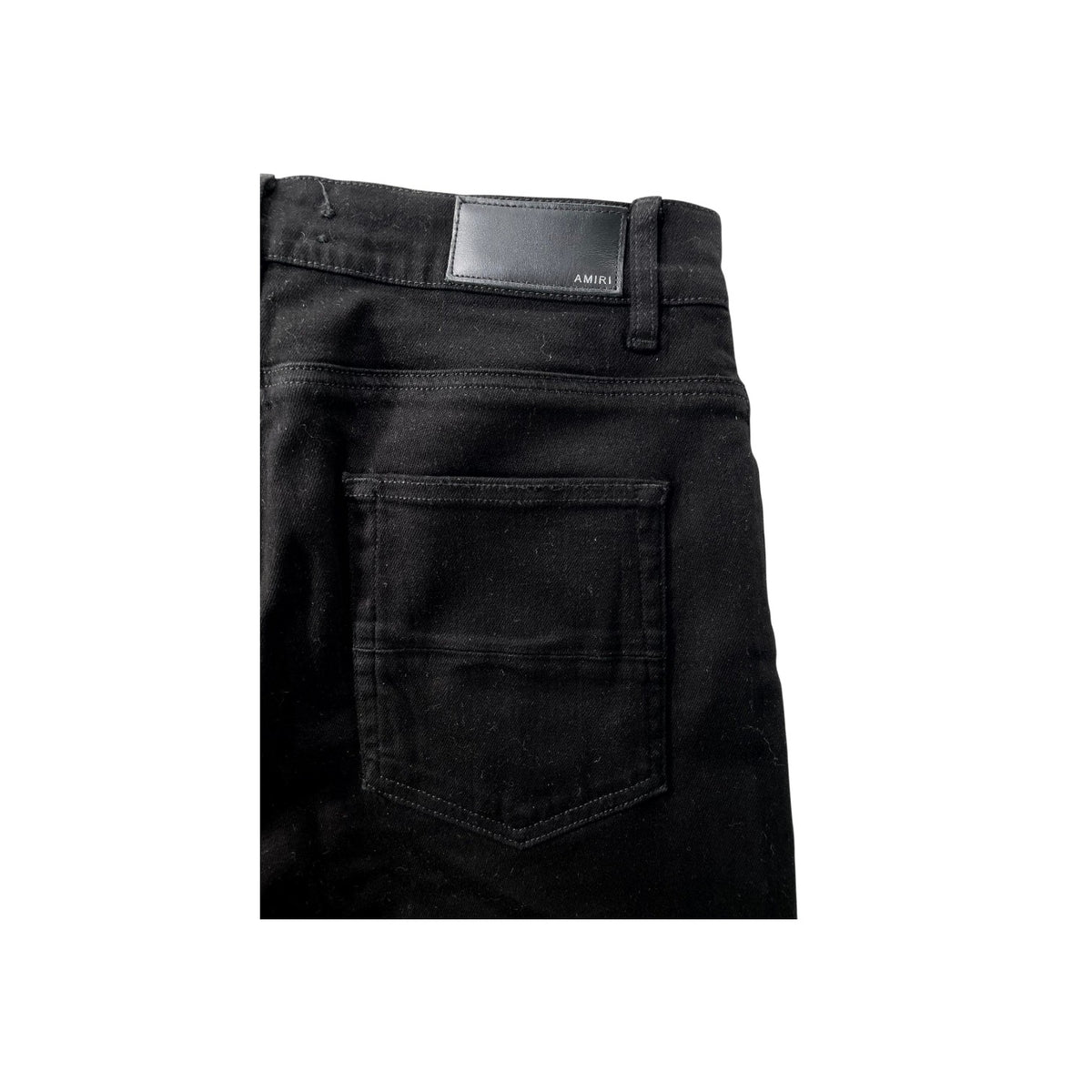 Amiri Swarovski Crystal Thrasher Black Jeans