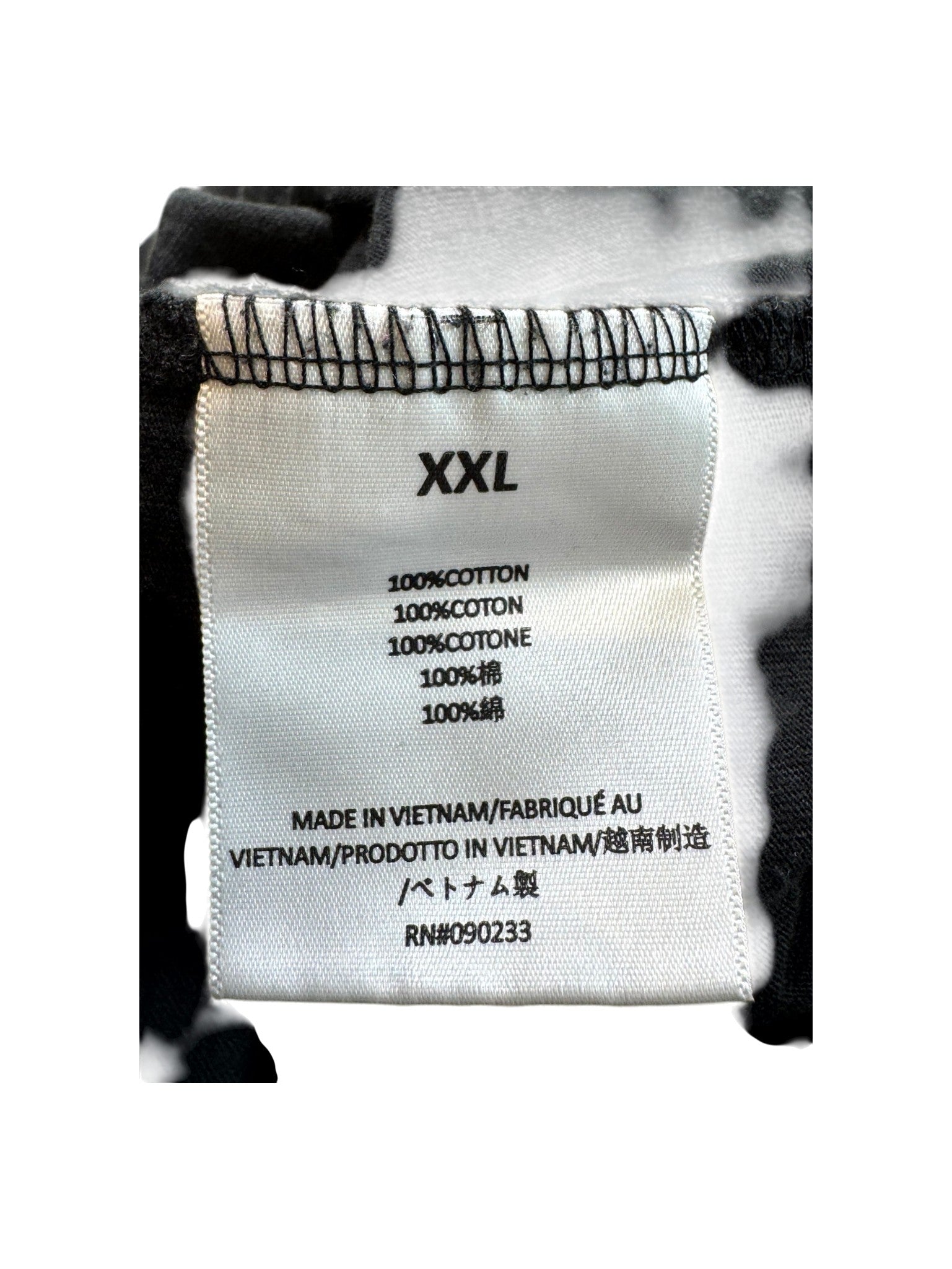 Essentials "FOG" Jet Black Tee