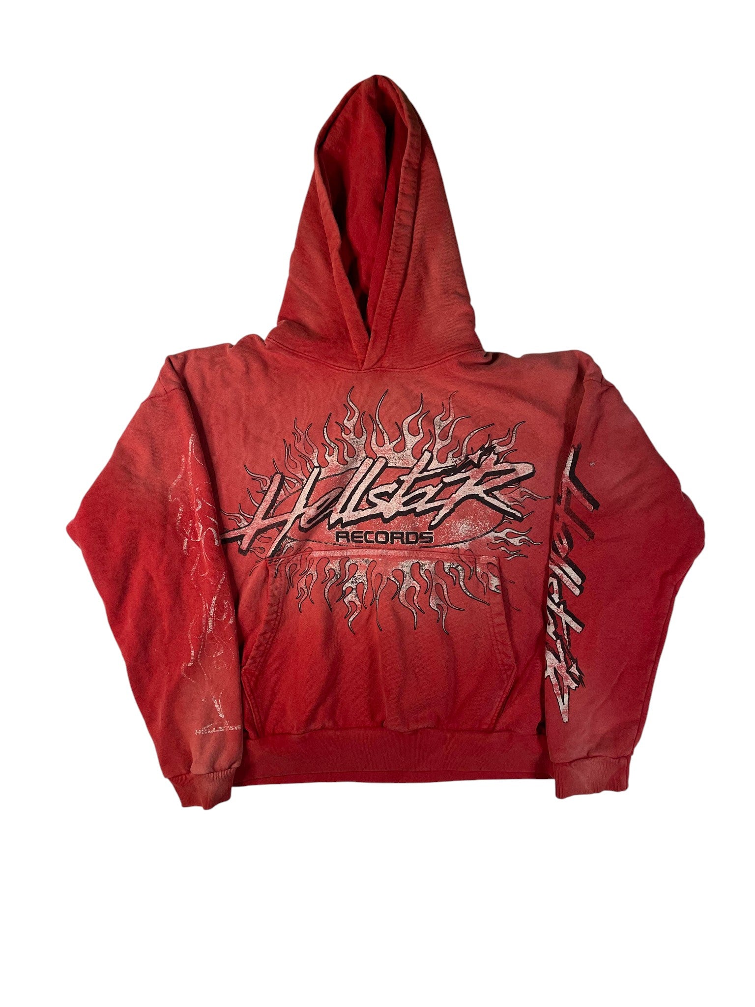 Hellstar 'Records' Red Hoodie
