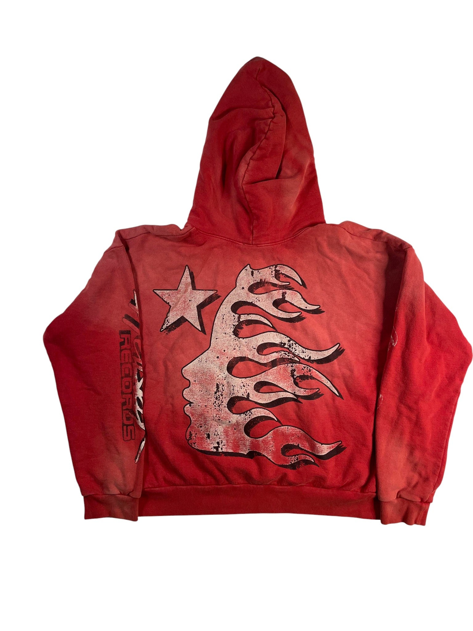 Hellstar 'Records' Red Hoodie
