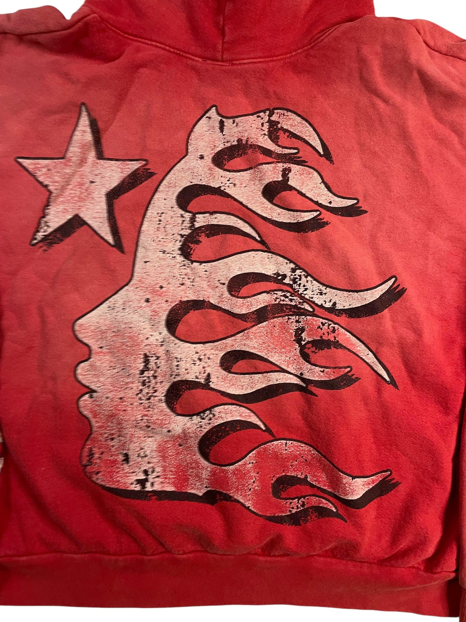 Hellstar 'Records' Red Hoodie