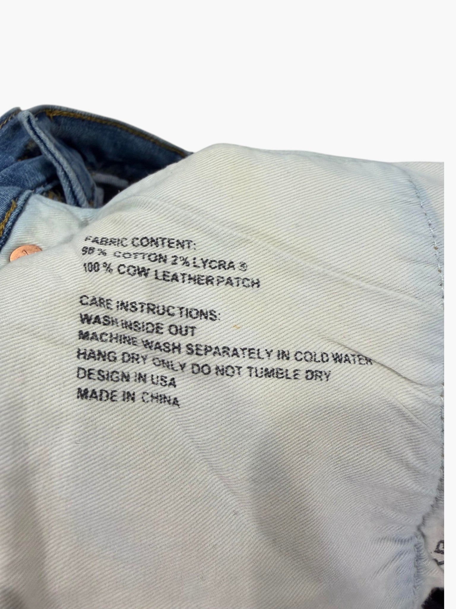 Purple Vintage Wash Jeans