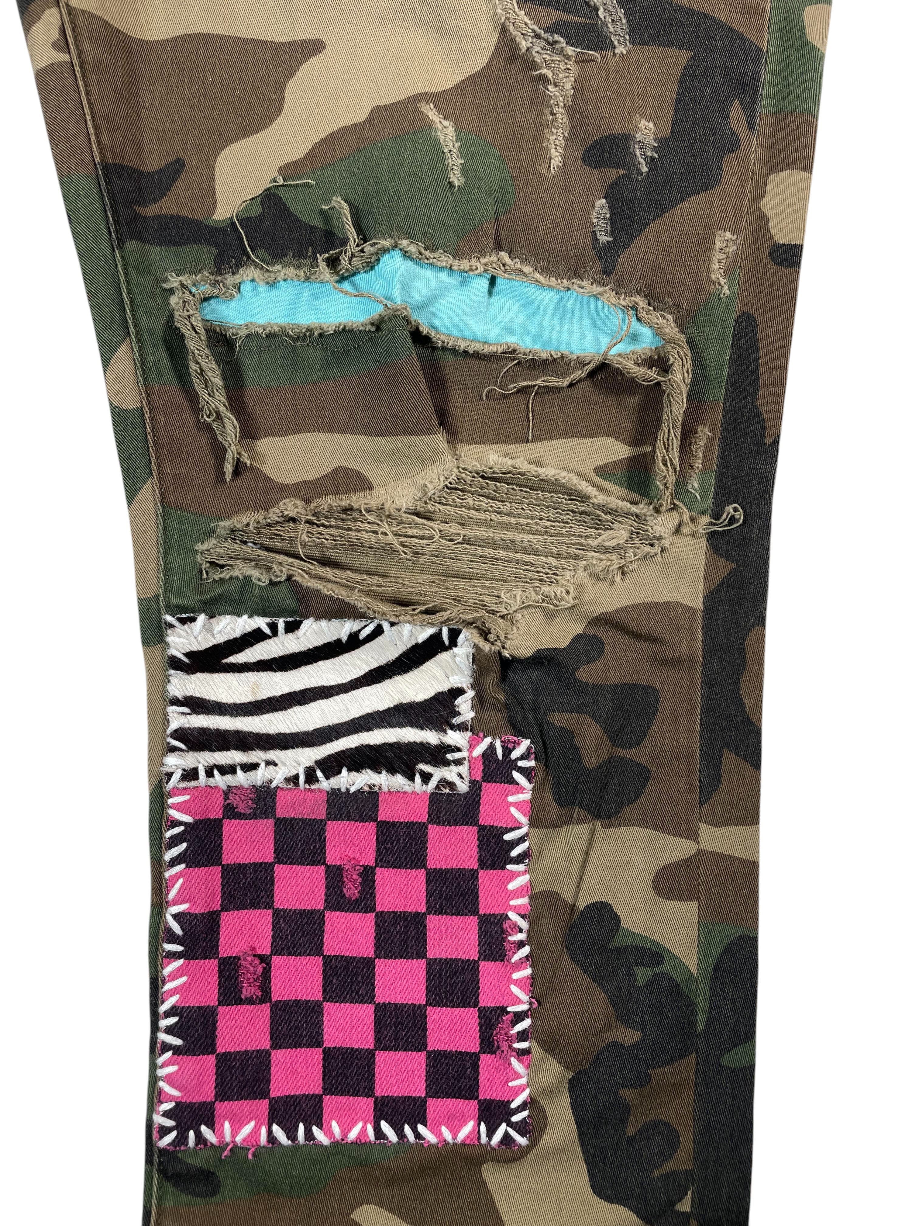 Amiri Patchwork Camo Multi Jeans