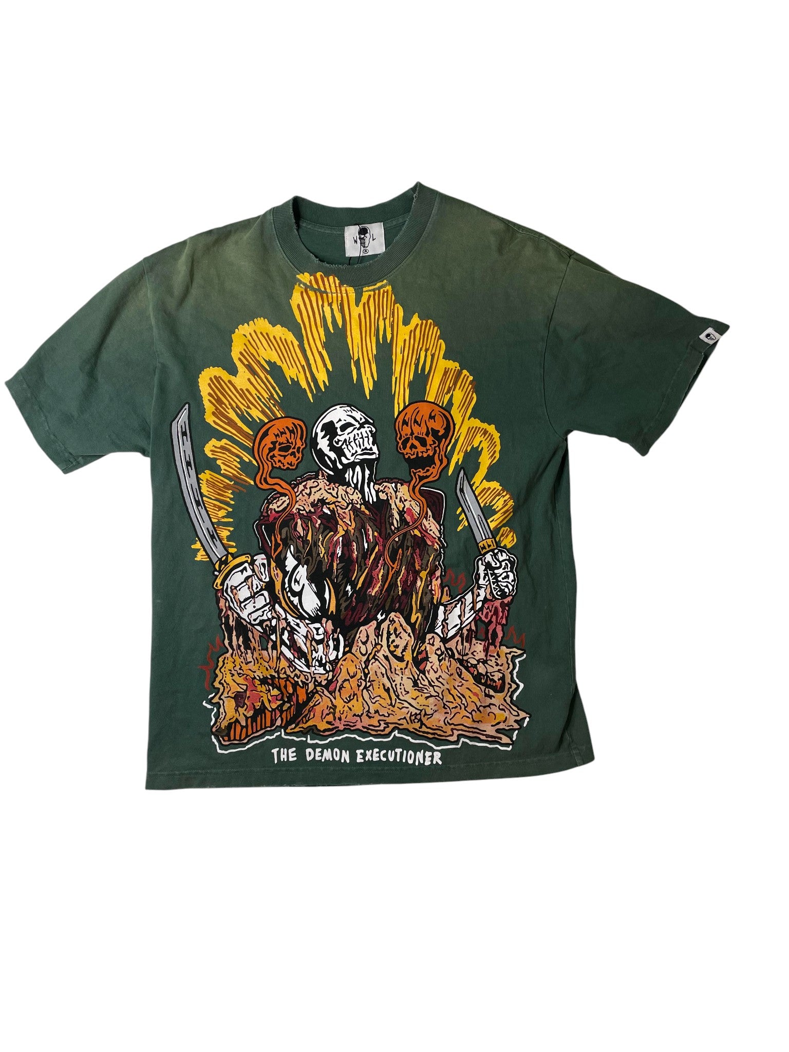 Warren Lotas 'The Demon Executioner' Green Tee