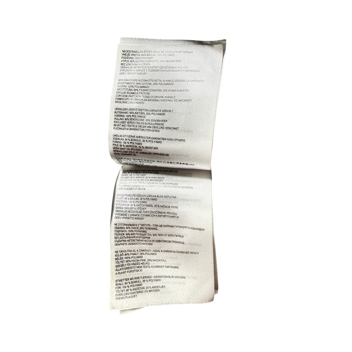 Canada Goose Tonal Parka Black Puffer Jacket