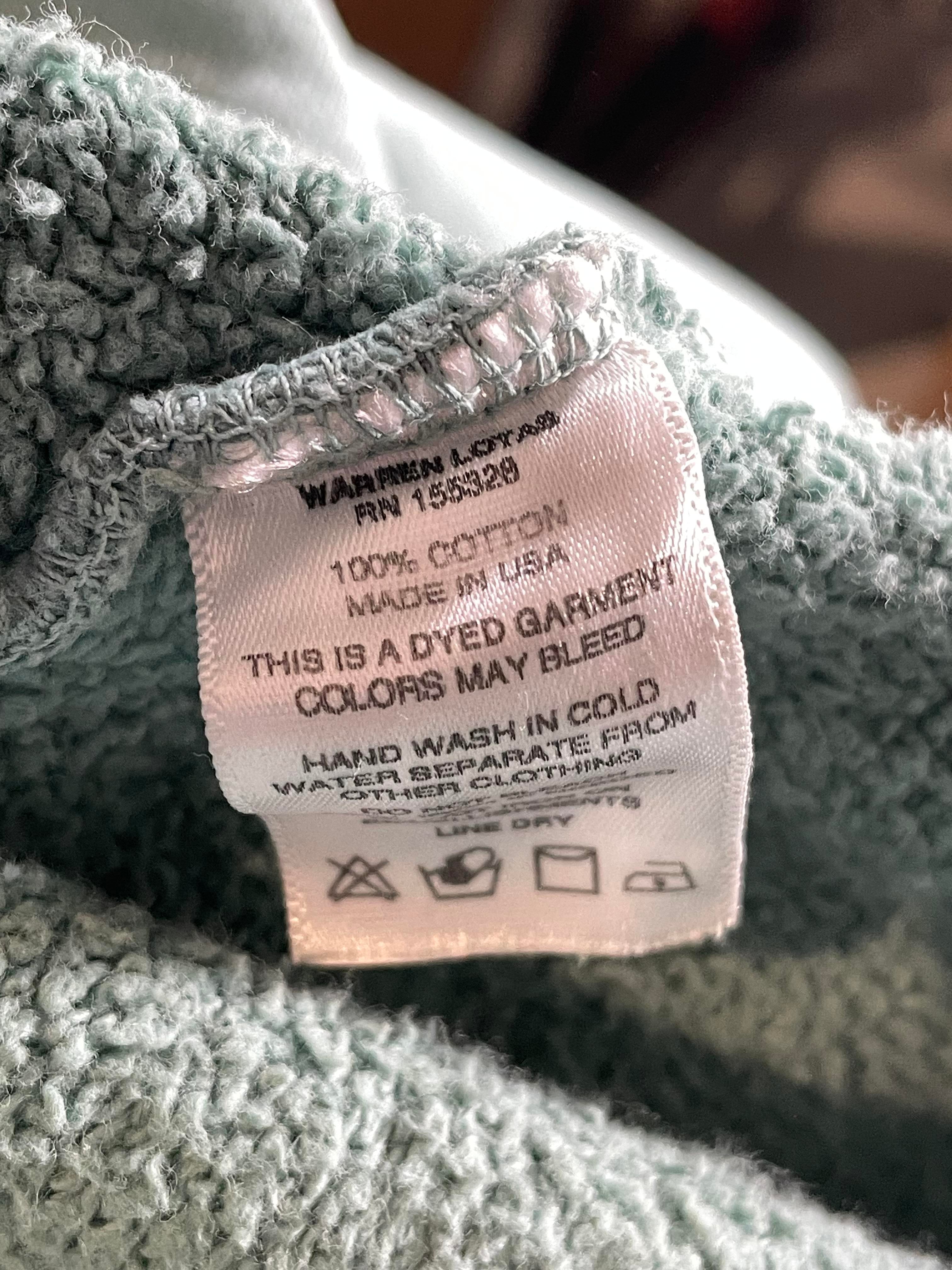 Warren Lotas Do Anything Mint Hoodie