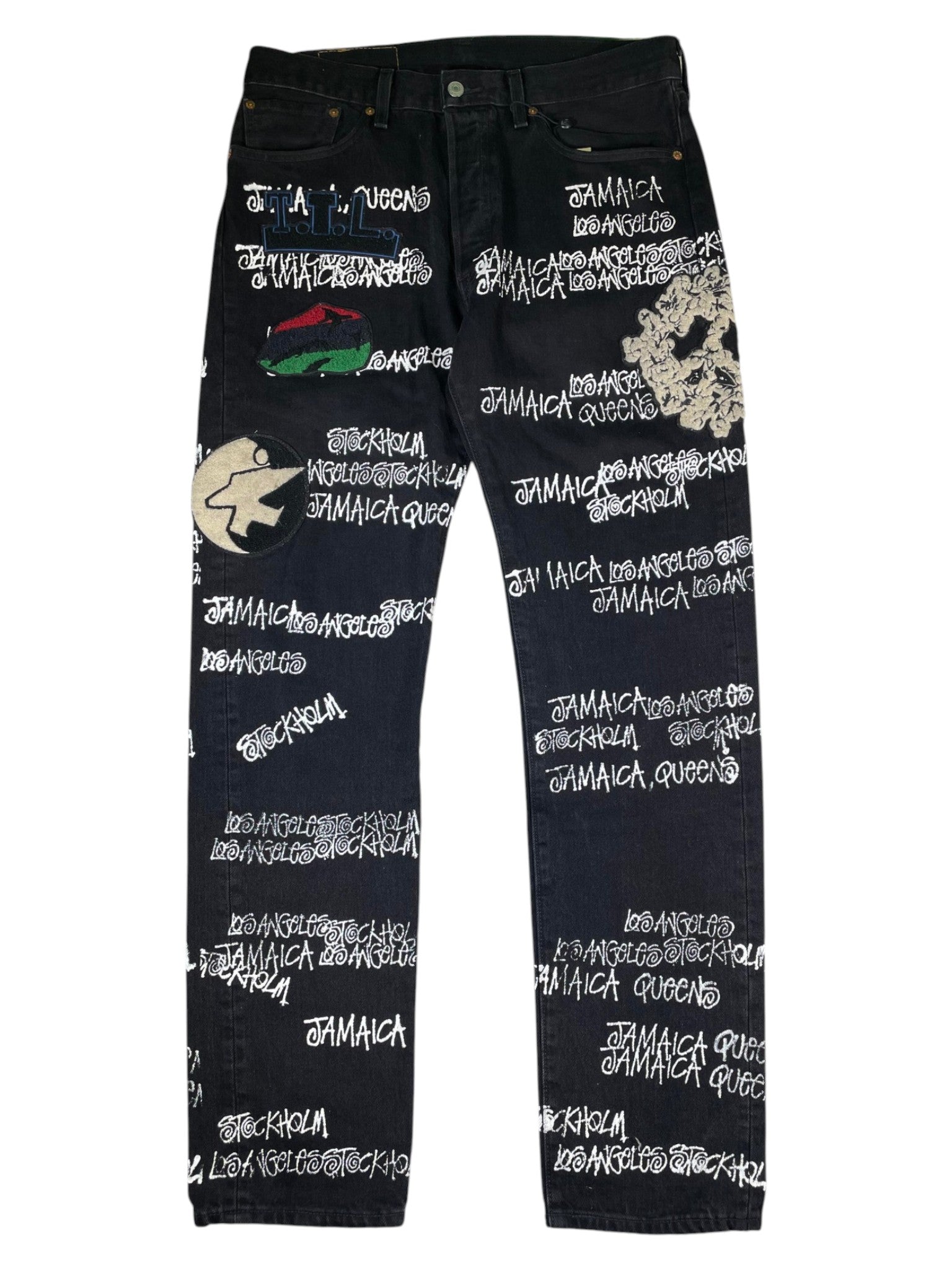 Denim Tears CPFM Black Jeans